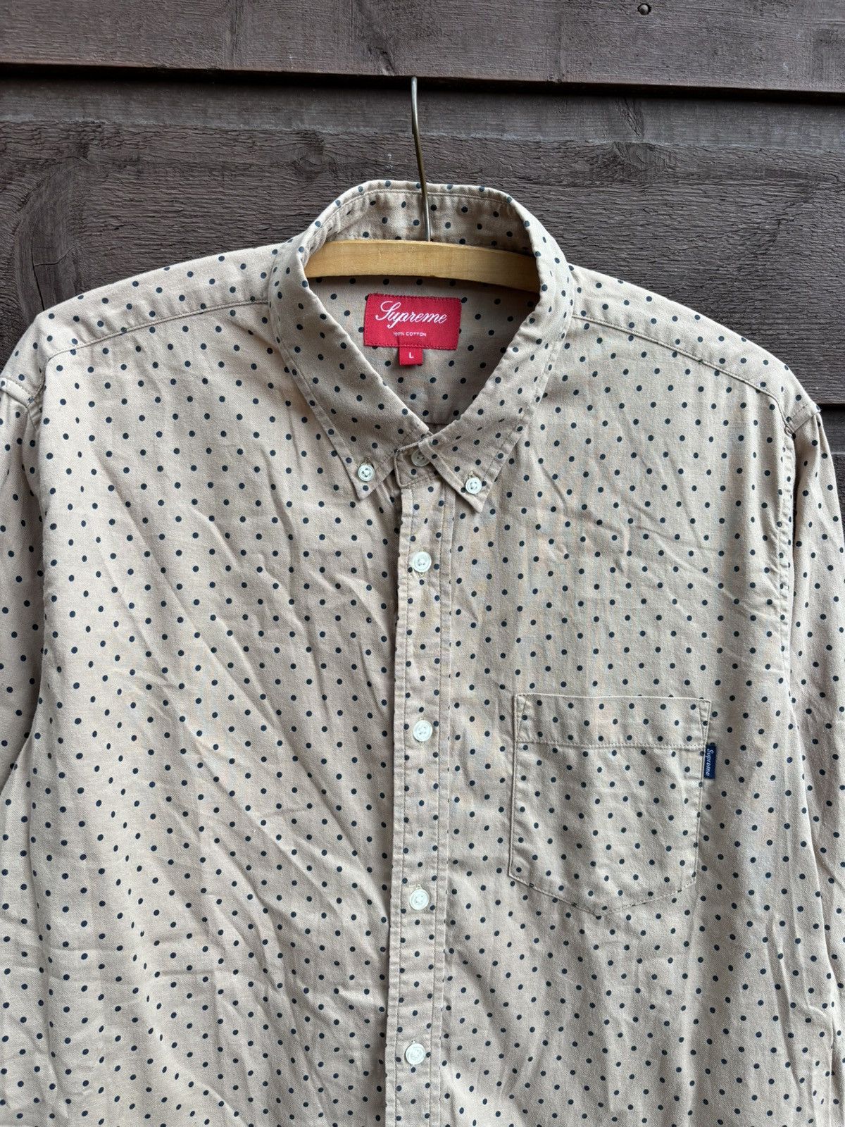 Supreme Supreme Fw11 polka dot button up shirt Size US L / EU 52-54 / 3 - 2 Thumbnail