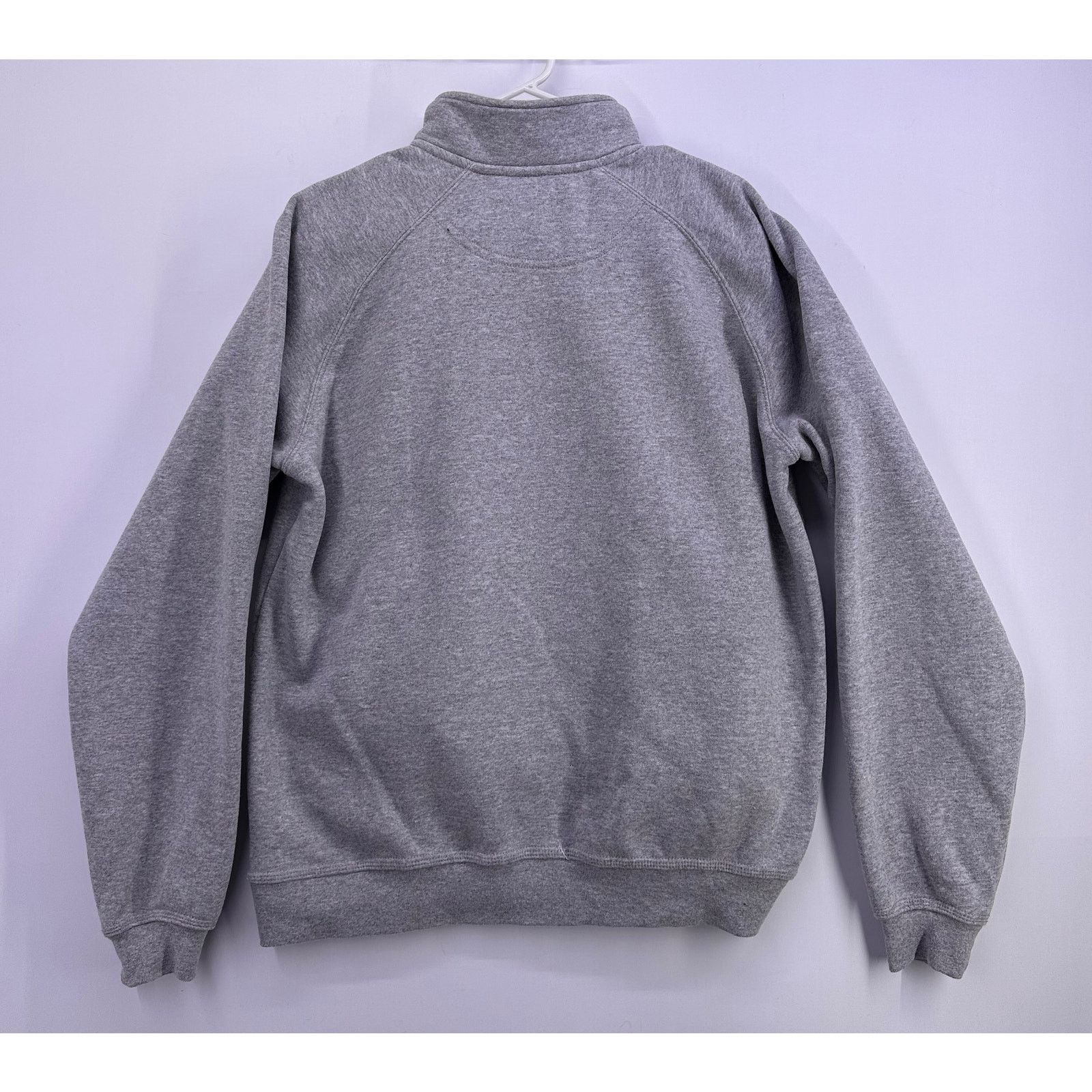 Carhartt Carhartt Gray 1/4 Zipper Thick Crewneck Sweater Size Large Size US L / EU 52-54 / 3 - 10 Thumbnail