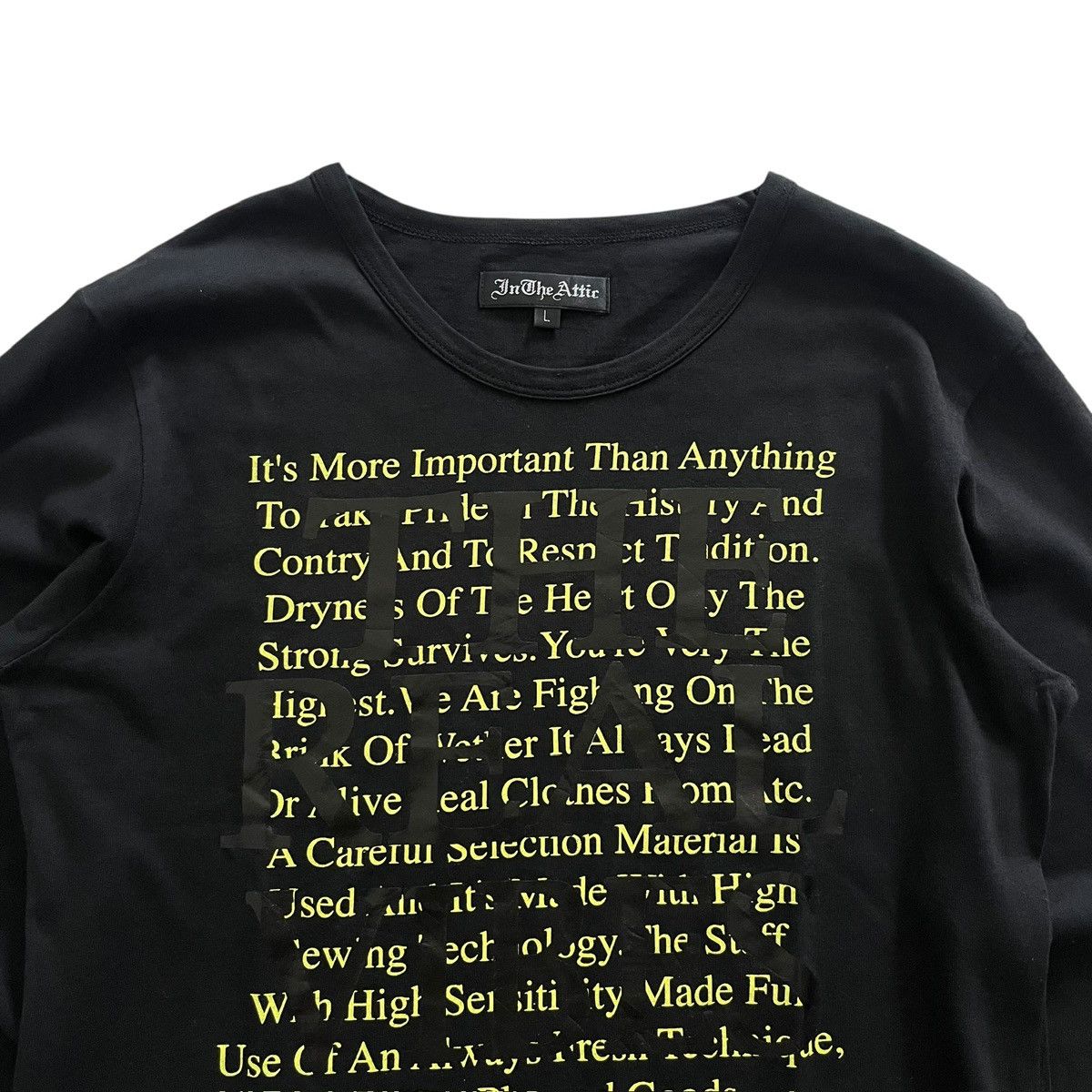 In The Attic In The Attic Poem Longsleeve Size US M / EU 48-50 / 2 - 3 Thumbnail