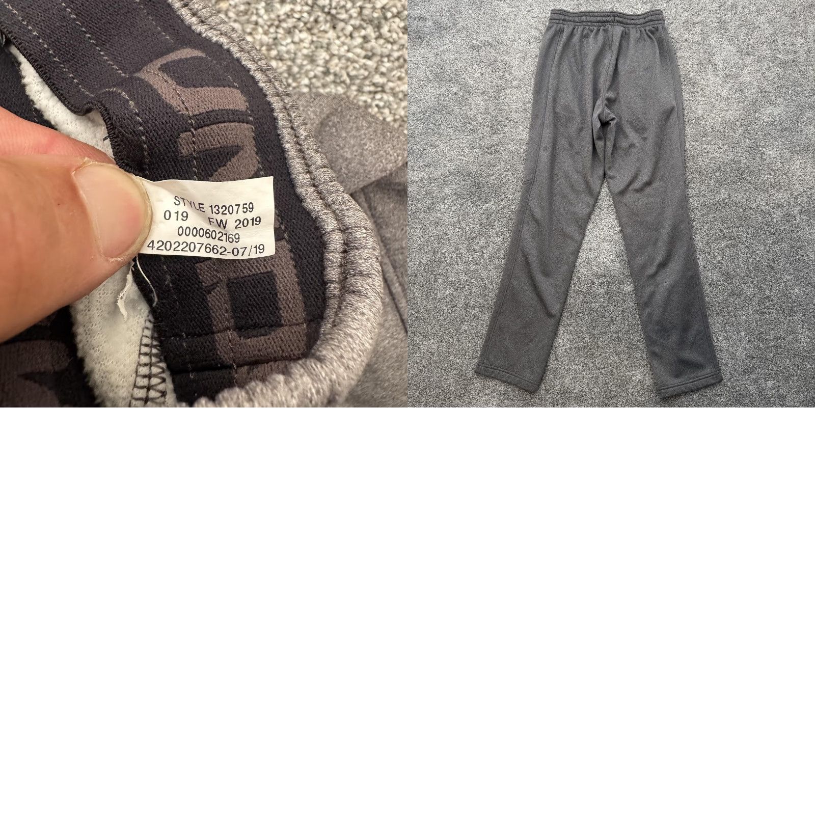 Under Armour Under Armour Pants S Gray ColdGear Fleece Joggers Sweatpants Womens Regular Small Heathered Gray Size 28" / US 6 / IT 42 - 8 Thumbnail