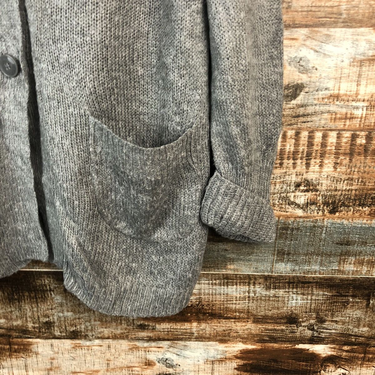 Homespun Knitwear Shoo La Reu Grey cardigan Knitwear #A2222 Size US L / EU 52-54 / 3 - 8 Thumbnail