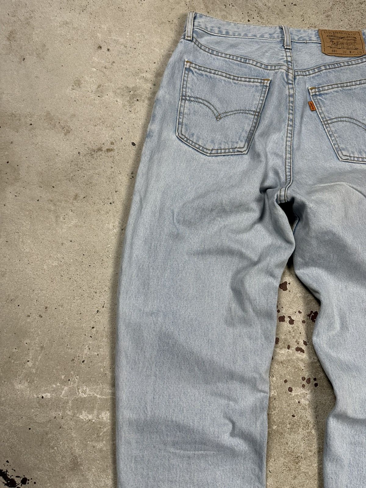 Levi's Vintage 1997 Levi’s 881 02 Baby Blue Orange Tab Denim Pants Size US 29 - 15 Thumbnail