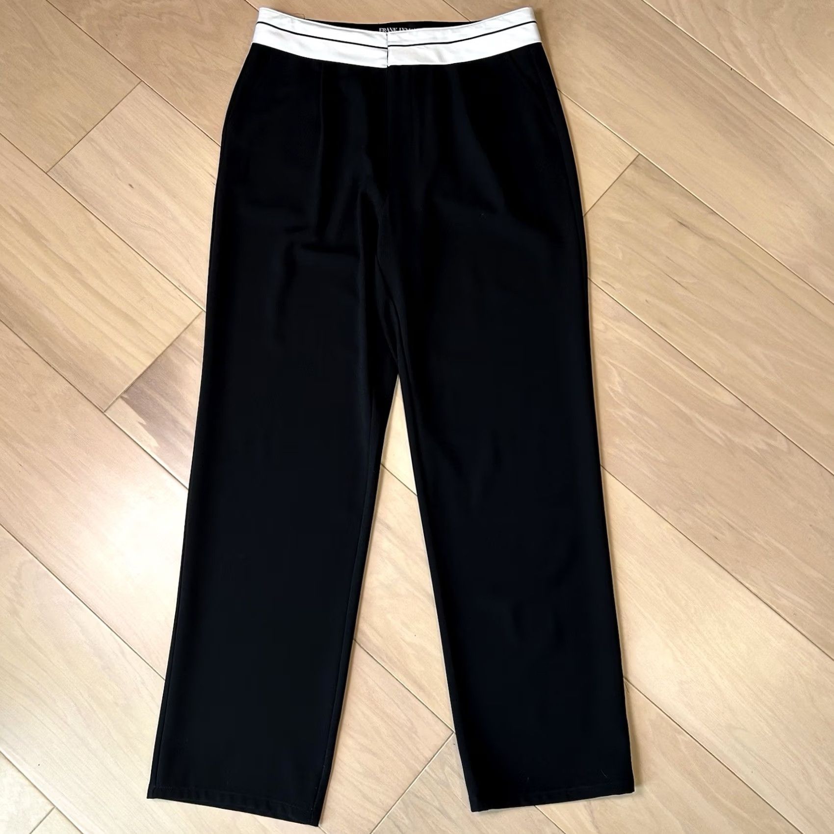 Vintage Frank Lyman Pant Black Women’s Medium Dress Size 32" / US 10 / IT 46 - 2 Thumbnail