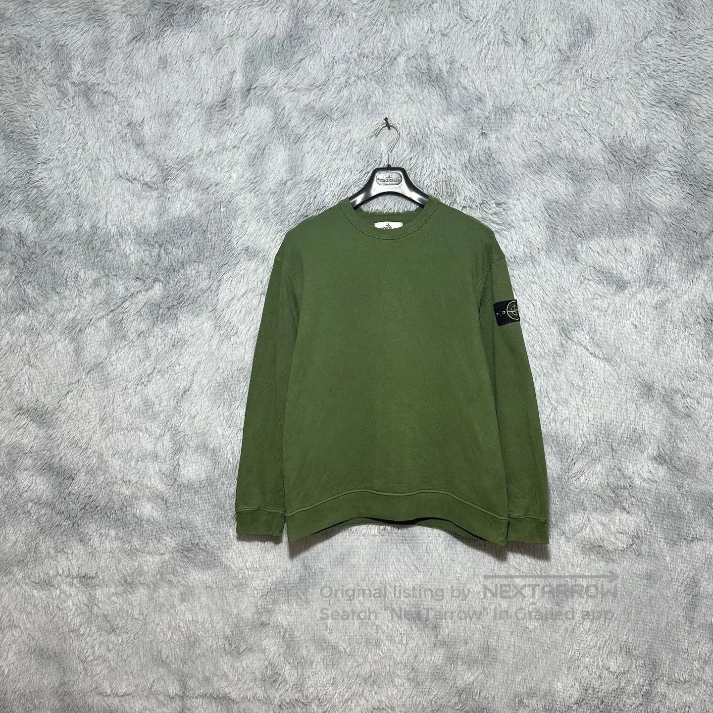 Stone Island stone island crewneck sweatshirt deep green. Size US L / EU 52-54 / 3 - 1 Thumbnail