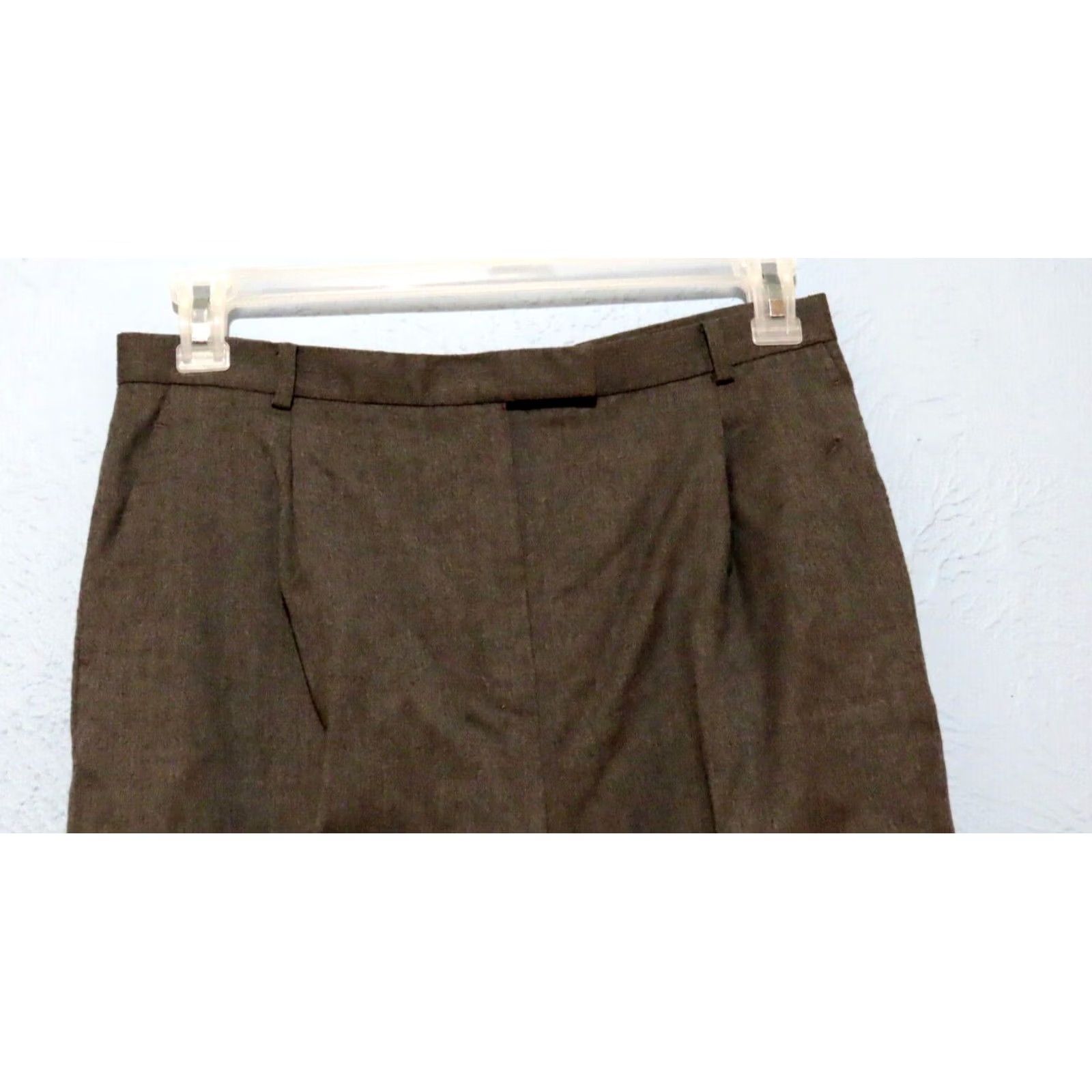 Brooks Brothers Brooks Brothers Dress Pants Women's 12 Gray Wool 98% Wool Blend Dresses Pants Wool Dress Pants Women 12 Gray Brooks Brothers Size 34" / US 12 / IT 48 - 3 Thumbnail