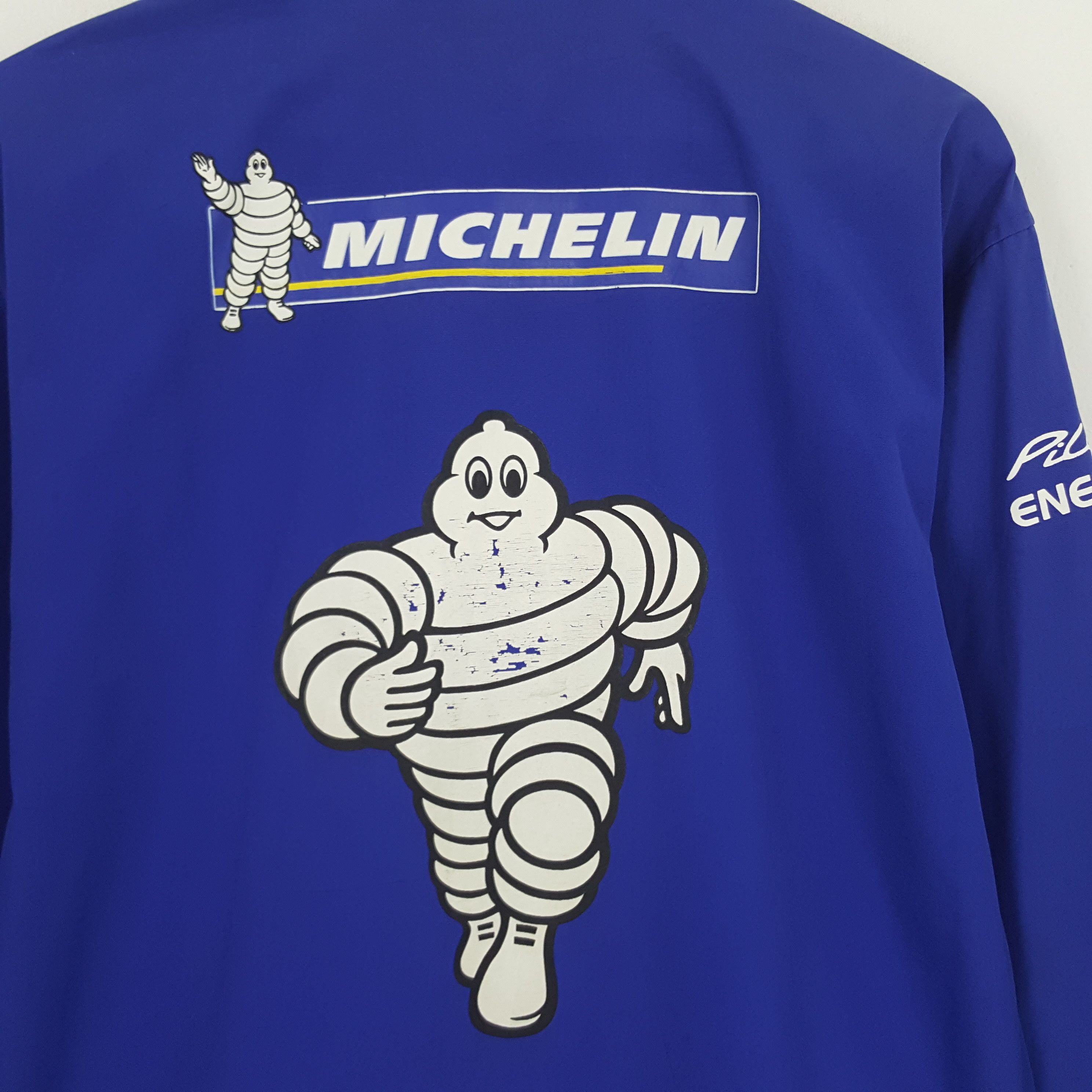 Japanese Brand × Vintage Vintage Michelin Racing Windbreaker Jacket Size US L / EU 52-54 / 3 - 2 Thumbnail