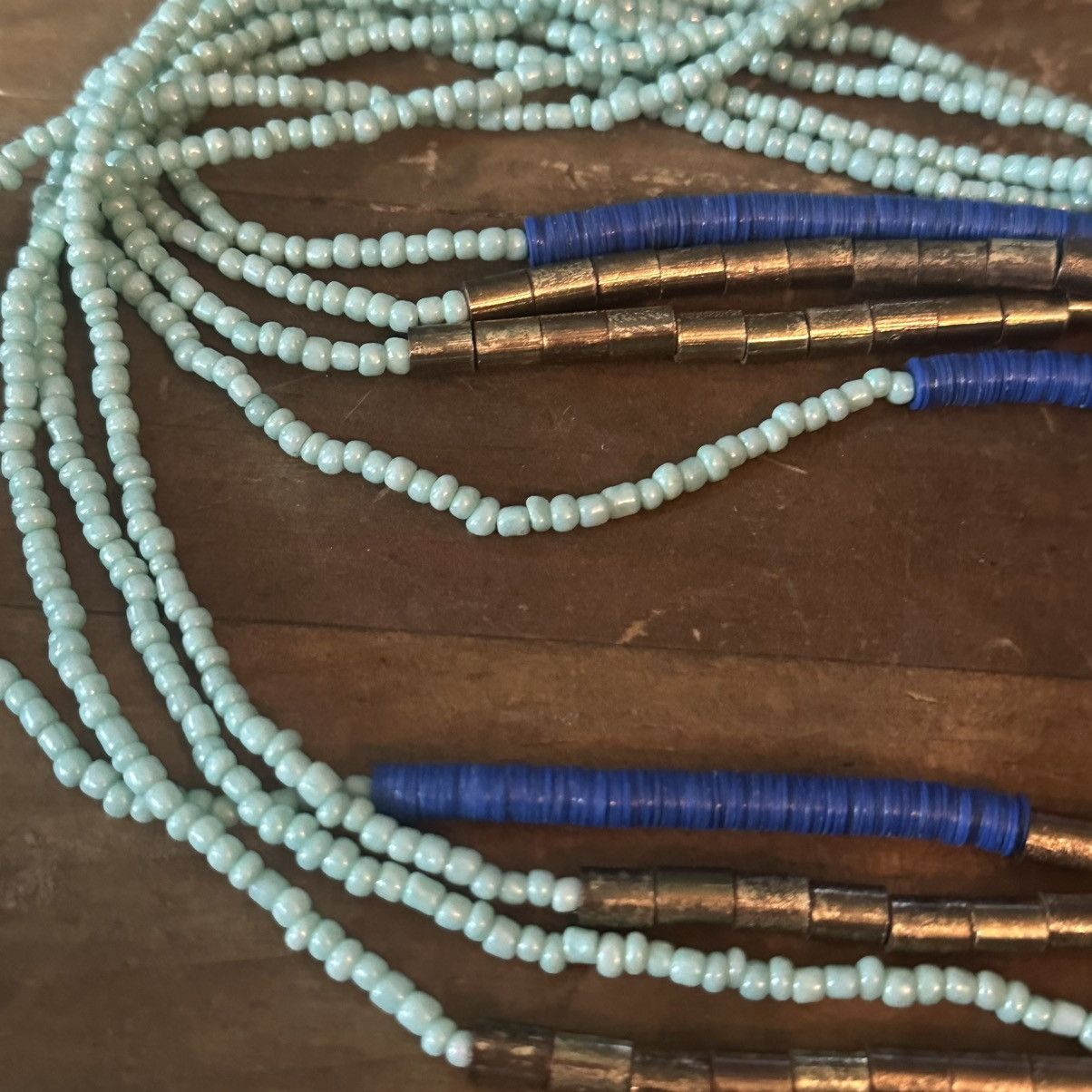 Other Long boho multi strand beaded tassel necklace Size ONE SIZE - 5 Thumbnail
