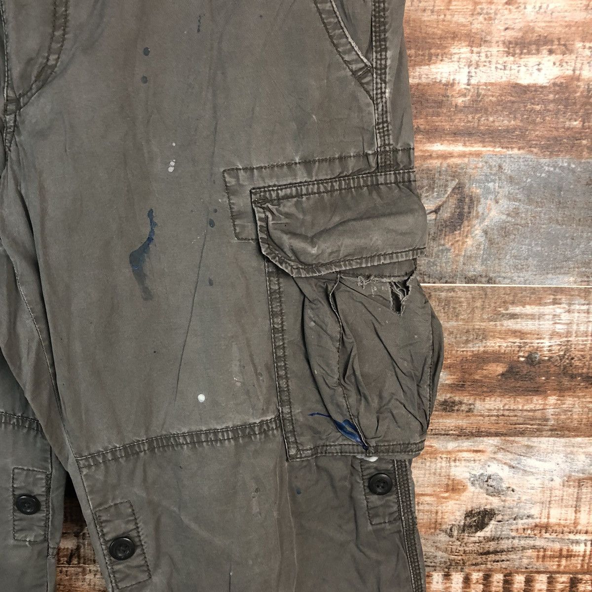 Uniqlo DL Uniqlo Green Cargo Multipocket Pants #C664 Size US 32 / EU 48 - 10 Thumbnail