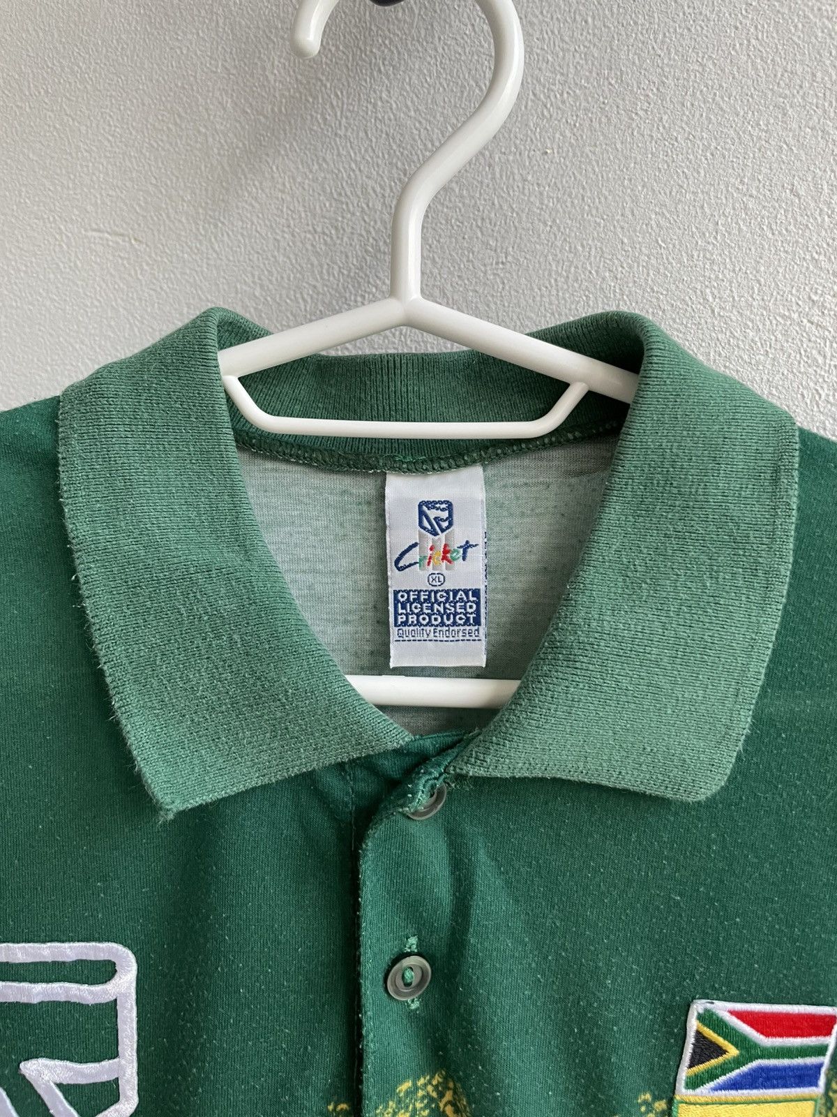 Vintage Vintage South Africa 1997 Cricket ODI Proteas Jersey Shirt Size US XL / EU 56 / 4 - 6 Thumbnail