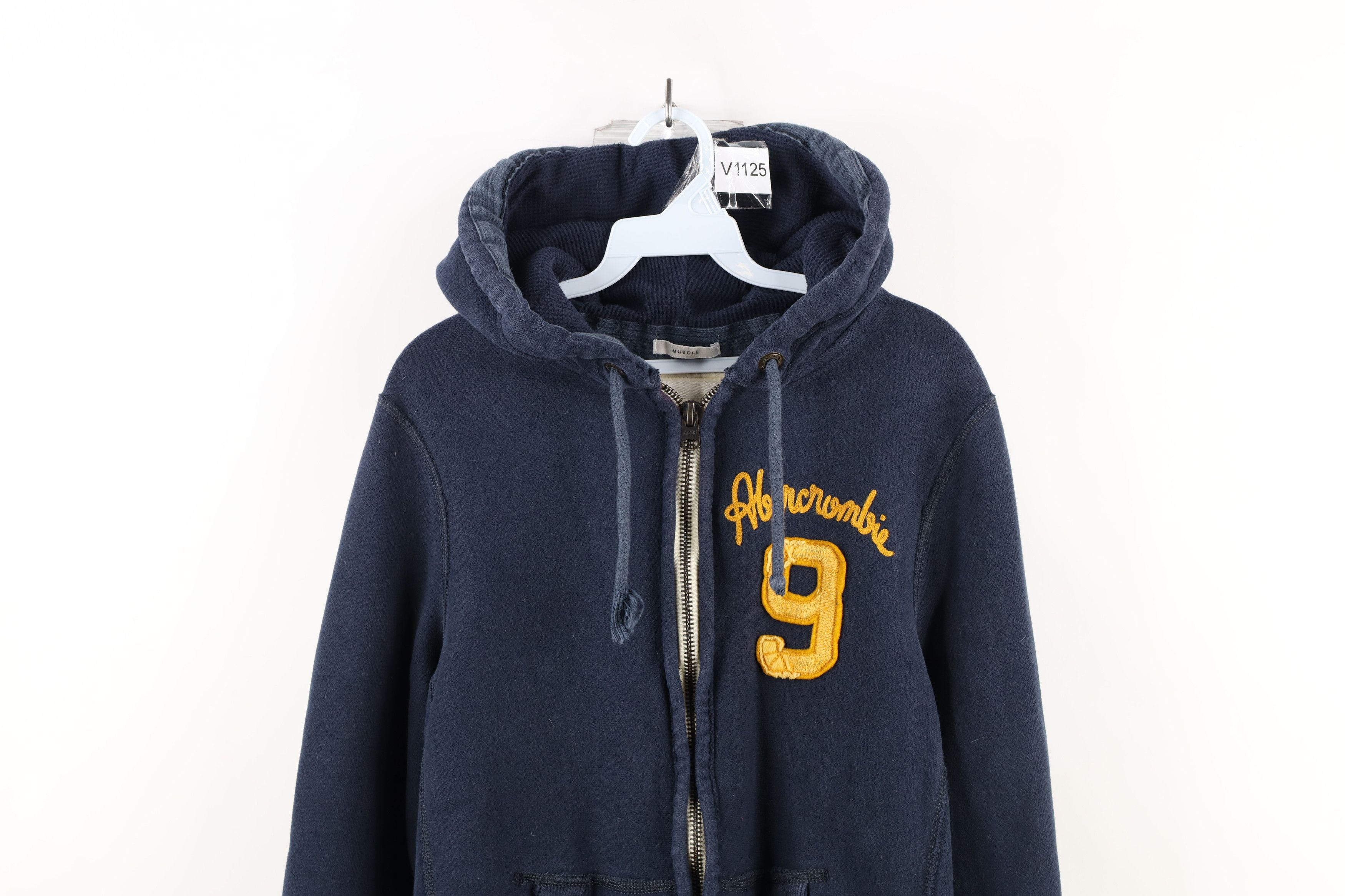 Abercrombie & Fitch × Vintage Vintage Abercrombie & Fitch Out Heavyweight Full Zip Hoodie Size ONE SIZE - 2 Thumbnail