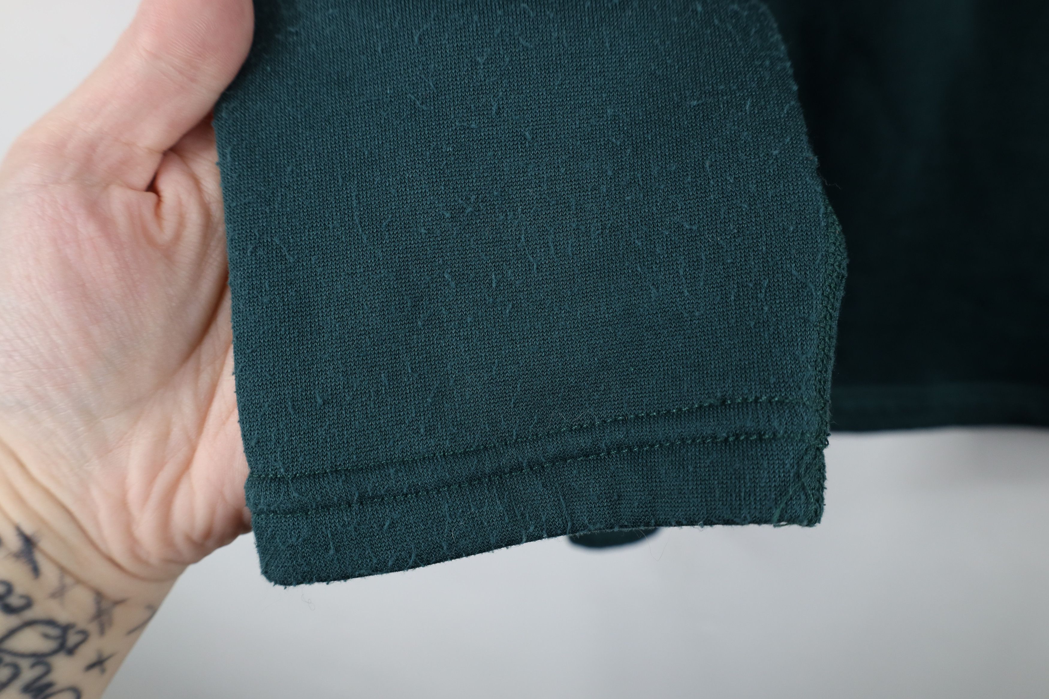 Cabelas Vintage Cabelas Faded Fleece Thermal Sweatshirt Green Size US M / EU 48-50 / 2 - 5 Thumbnail