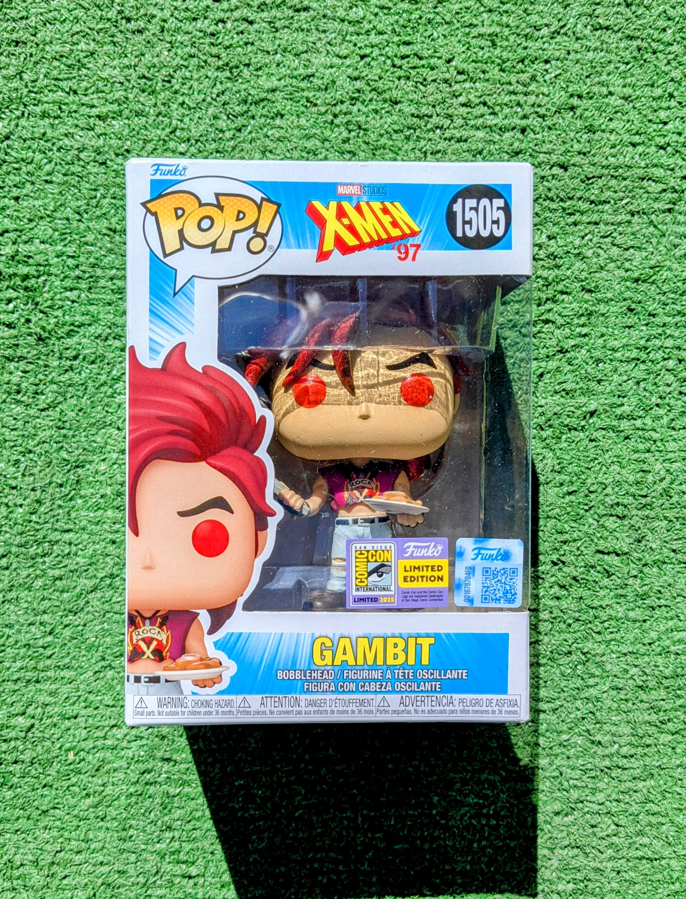 POP MART Funko Pop Marvel X-Men 97' Gambit #1505 SDCC 2025 Exclusive Size ONE SIZE - 4 Thumbnail