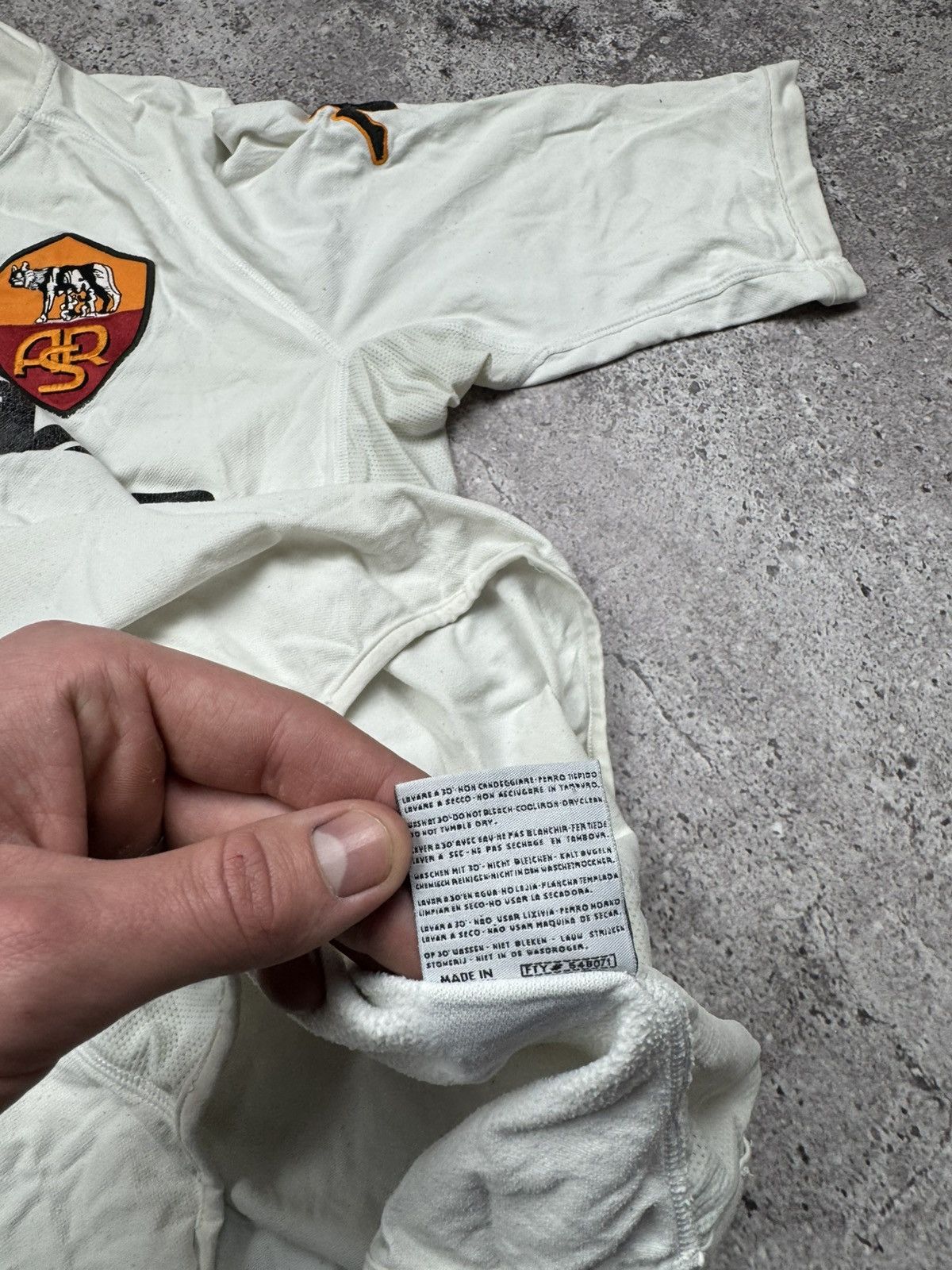 Kappa VERY RARE KAPPA AS ROMA ITALY SOCCER JERSEY RETRO Y2K 00s Size US L / EU 52-54 / 3 - 8 Thumbnail