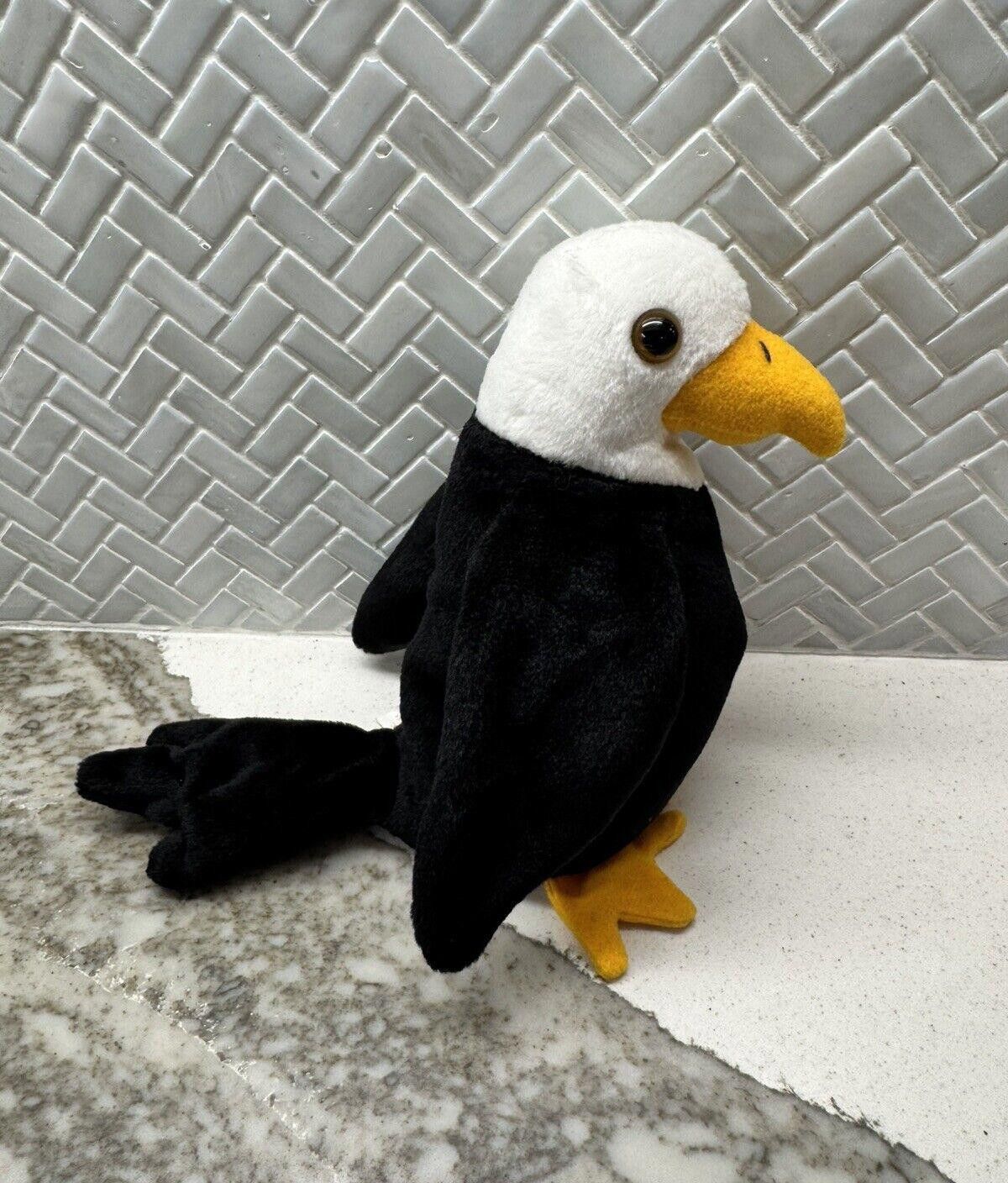 Designer TY Beanie Original Baby Baldy the Eagle Birthdate February Size ONE SIZE - 3 Thumbnail