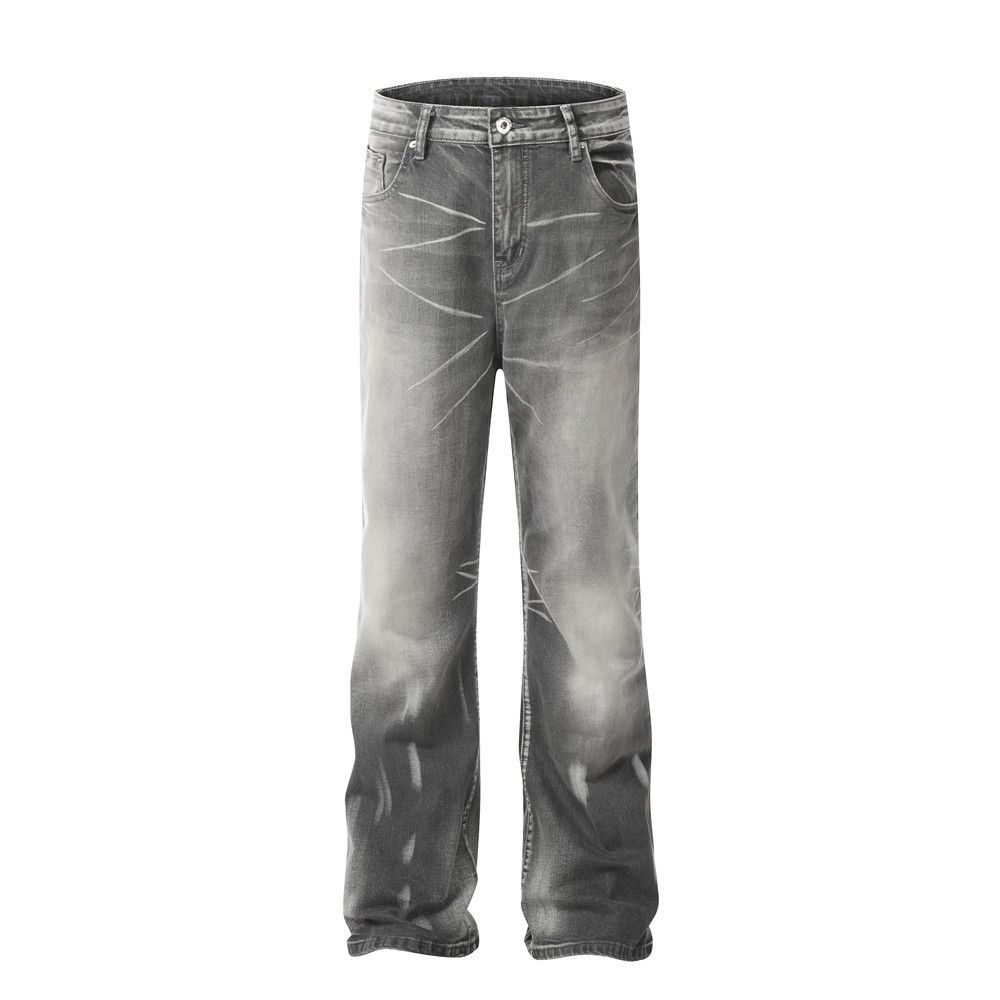 Japanese Brand × Jean Ink-splash tie-dye design street style retro jeans Size US 32 / EU 48 - 1 Thumbnail