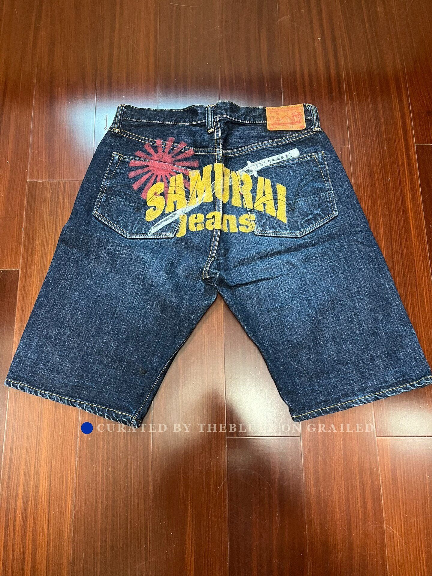 Samurai Jeans SAMURAI 17oz Denim Shorts Size US 26 / EU 42 - 1 Thumbnail