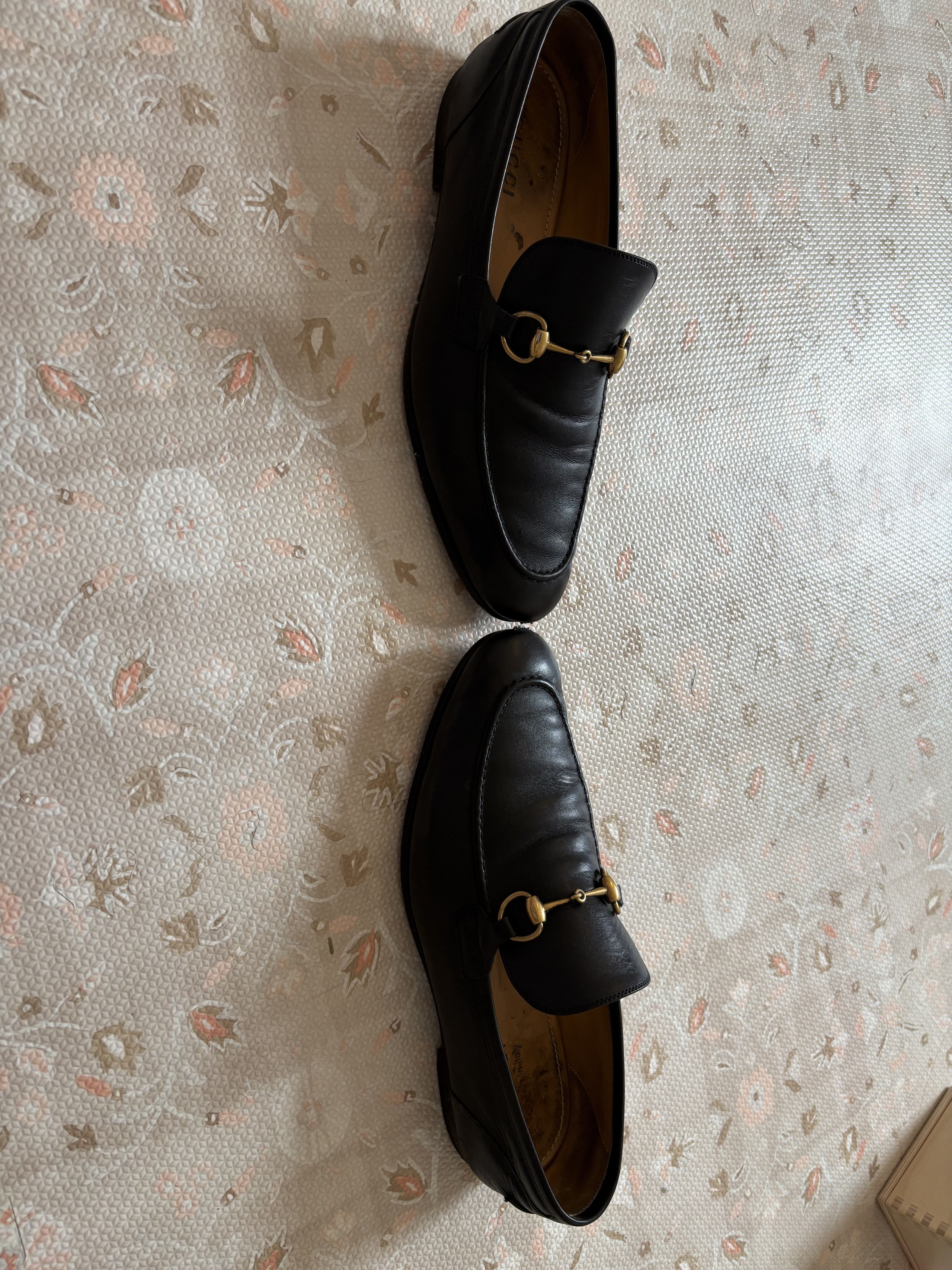 Gucci Gucci Loafers - Black / Gold - 9.5m Size US 10 / EU 43 - 4 Thumbnail