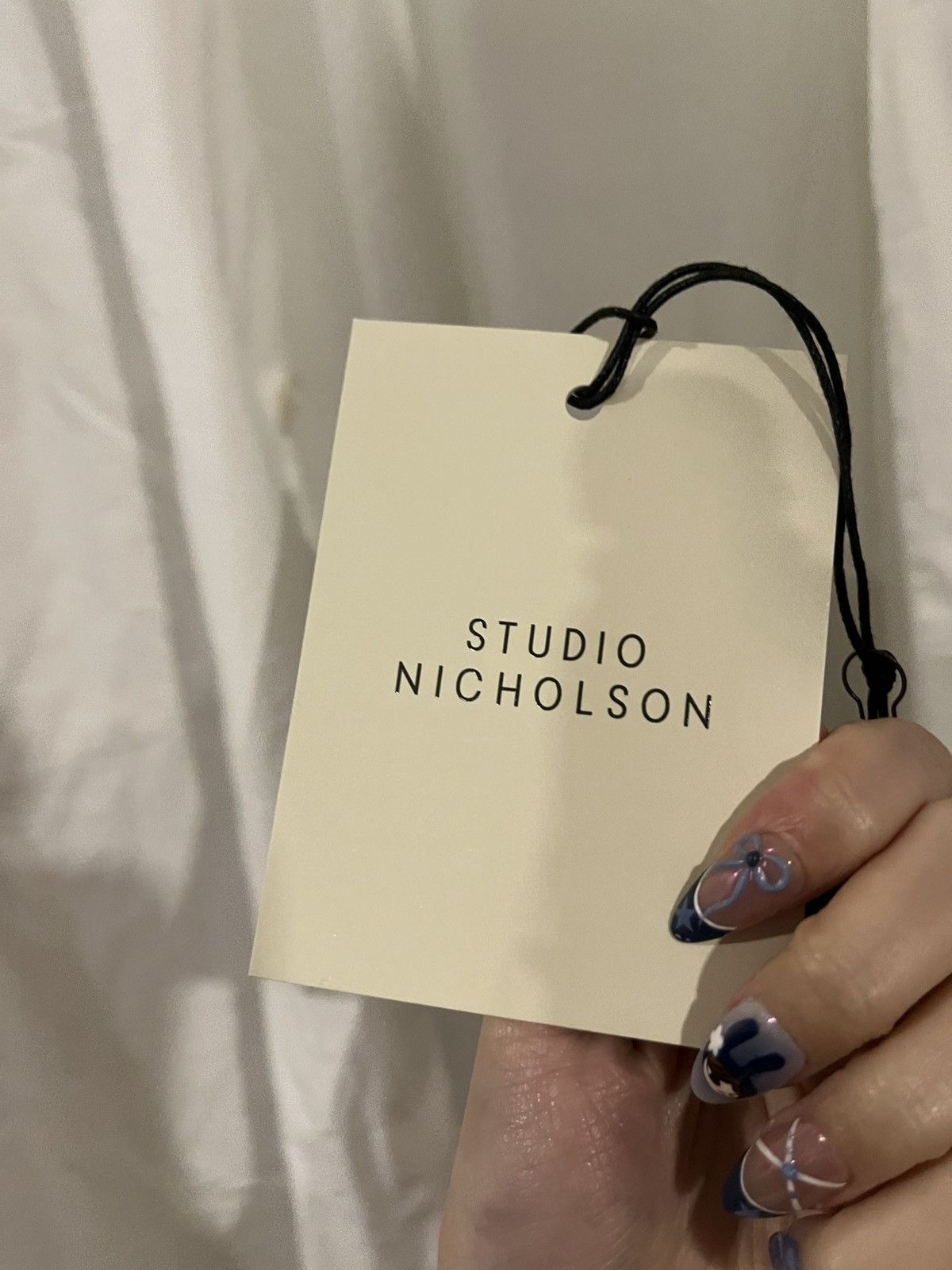 Studio Nicholson Studio Nicholson Boxy Short Sleeve Shirt Cotton Poplin White Size US L / EU 52-54 / 3 - 3 Thumbnail