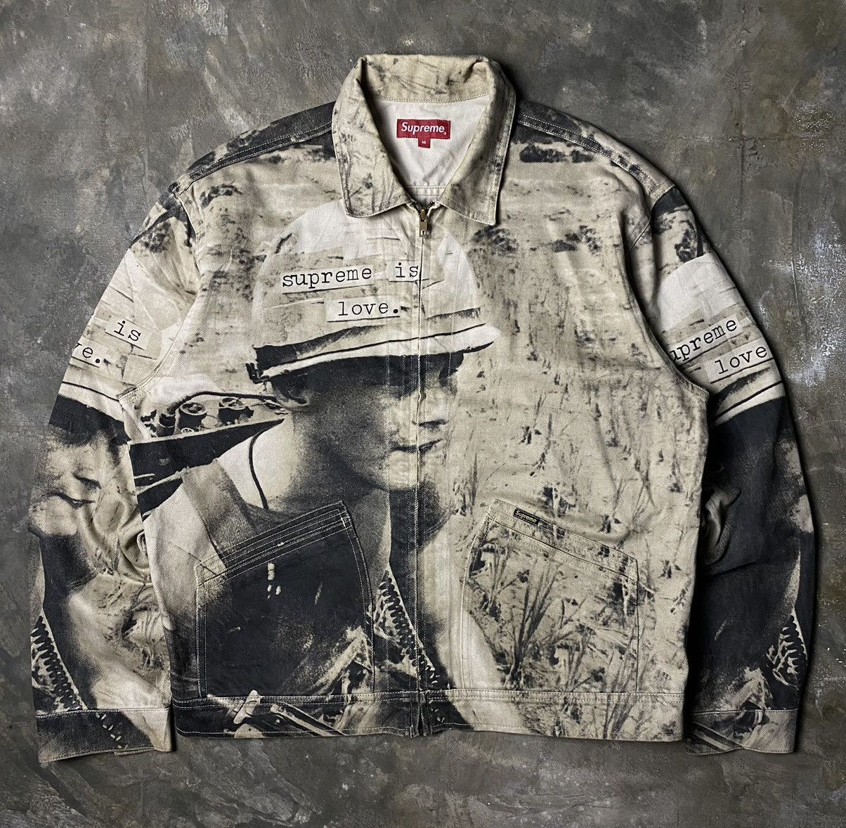 Supreme Fw19 Supreme Is Love Denim Work Jacket FW19 'Supreme Is