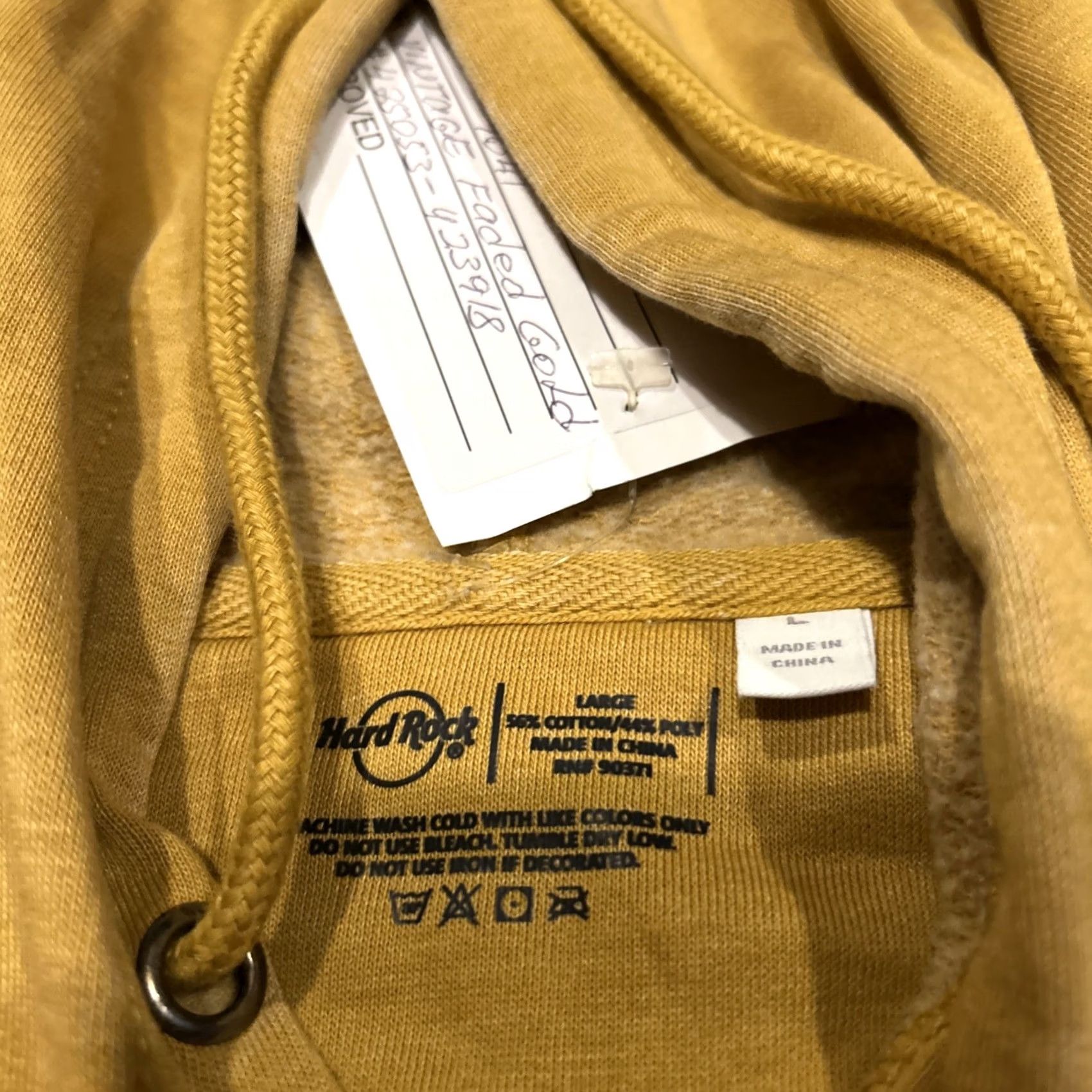 Hard Rock Cafe Hard Rock Hoodie Men L Yellow Pullover Size US L / EU 52-54 / 3 - 3 Thumbnail