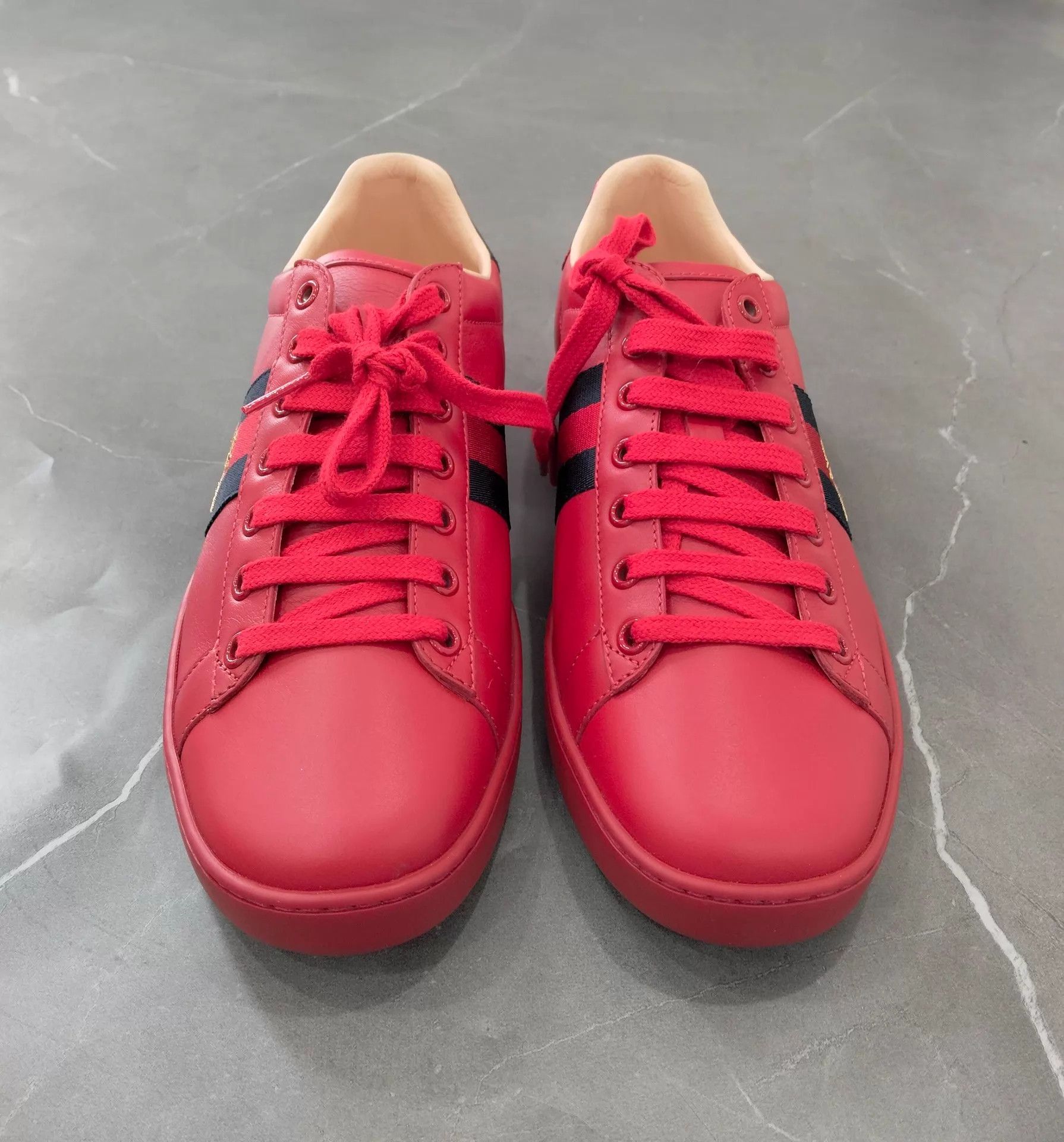 Gucci Gucci Red Bee Sneaker 38.5 Size US 8 / IT 38 - 4 Thumbnail