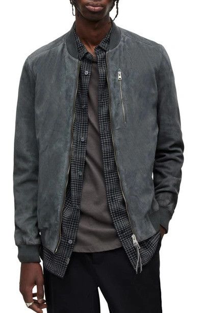 Allsaints AllSaints Kemble Suede Bomber Jacket Size US S / EU 44-46 / 1 - 1 Thumbnail