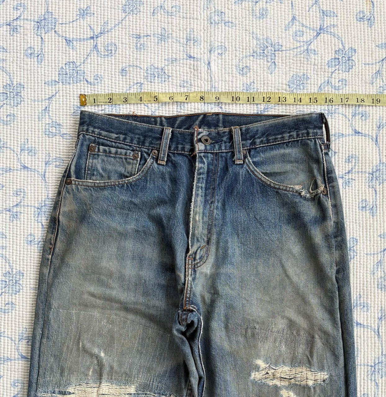 Levi's × Levi's Vintage Clothing × Vintage Vintage Levi's Distressed Denim Pant Size US 31 - 3 Thumbnail