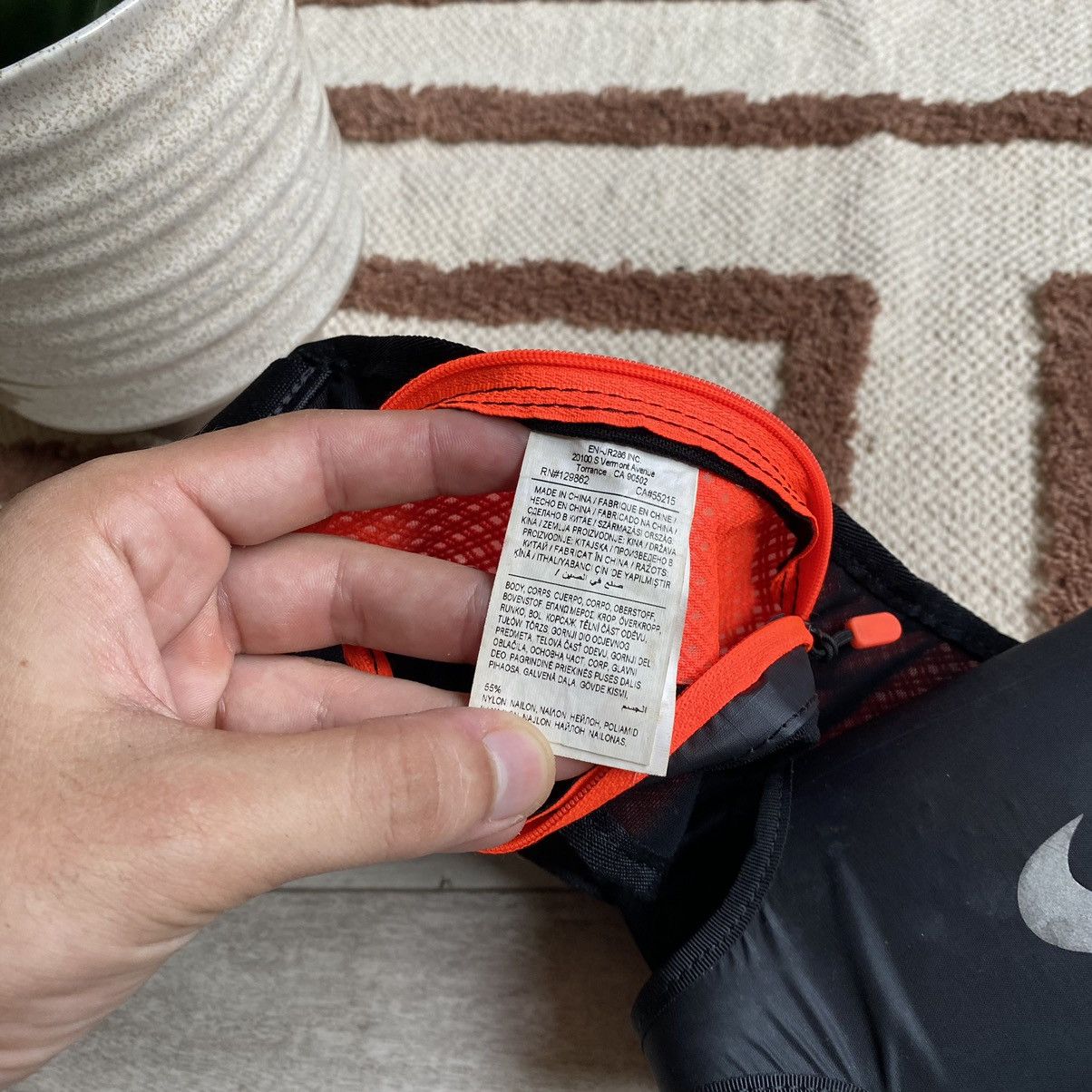 Nike VINTAGE NIKE NYLON RUNNING BOTTLE BELT BAG Size ONE SIZE - 6 Thumbnail