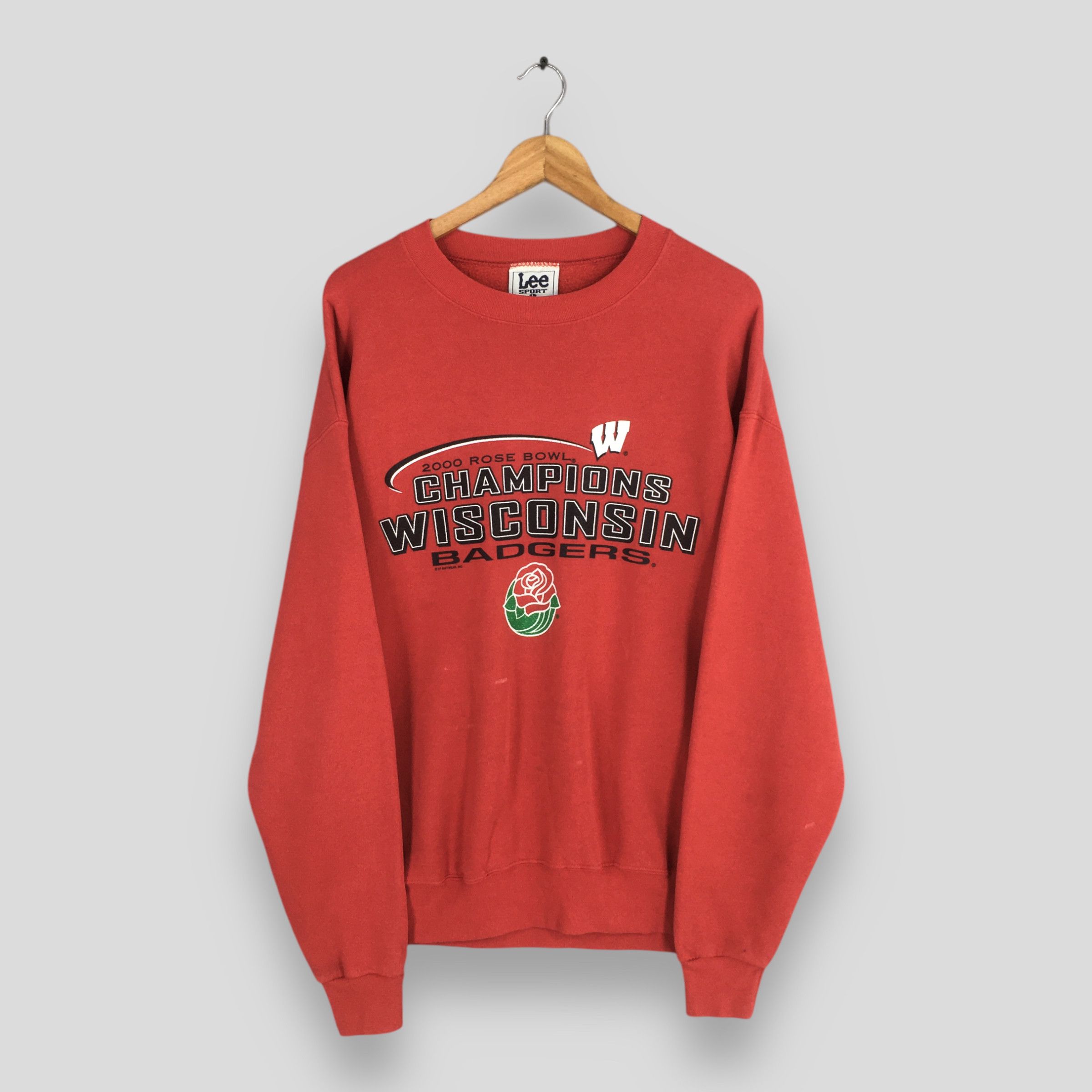 NCAA Vintage Wisconsin Badgers NCAA Sweatshirt Large Size US L / EU 52-54 / 3 - 1 Thumbnail