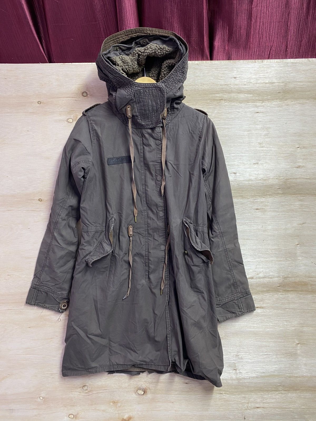 G.O.A goa Bono Military Fleece Lined Parka Hooded jacket