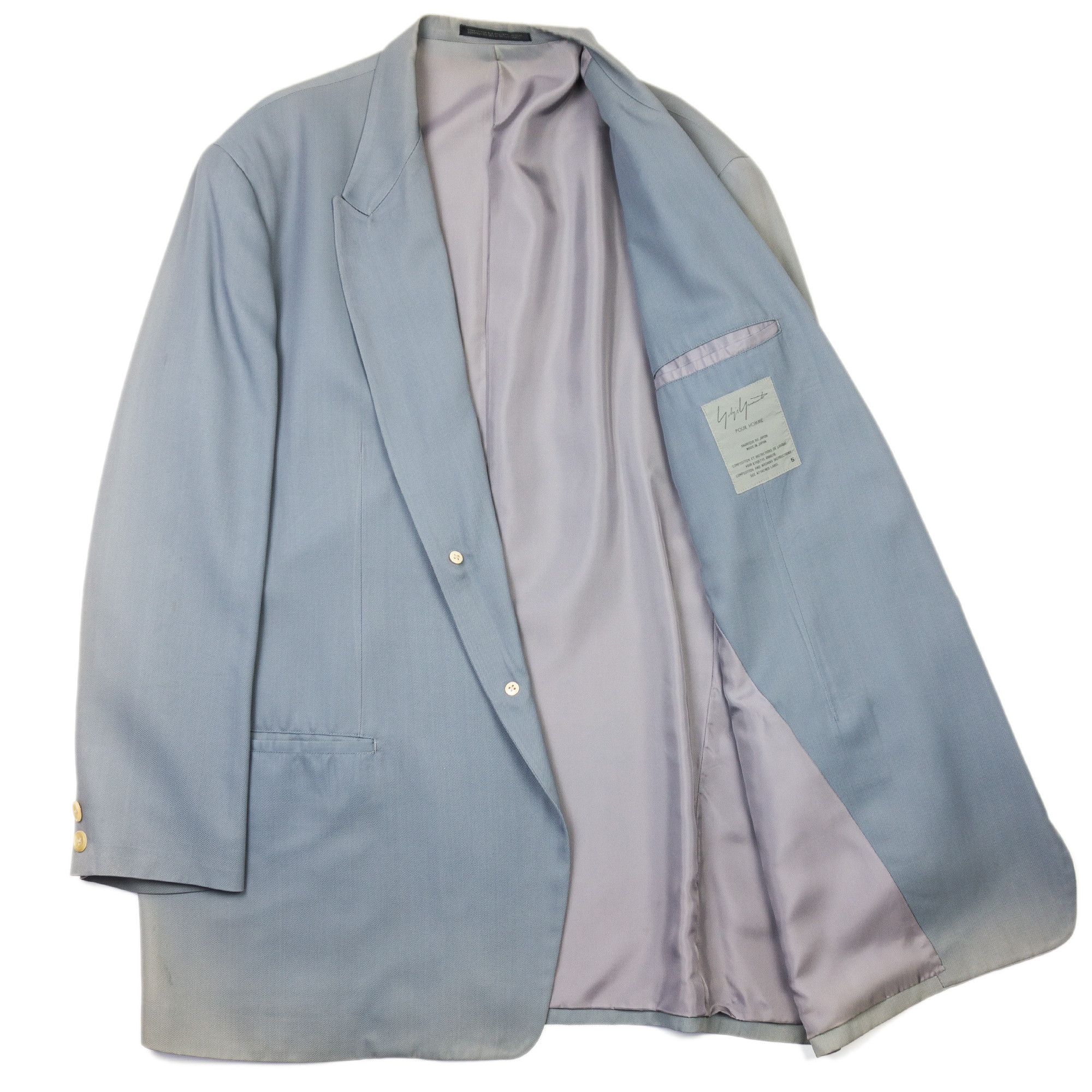 Yohji Yamamoto Yohji Yamamoto Pour Homme 80's Blazer Size US L / EU 52-54 / 3 - 1 Thumbnail