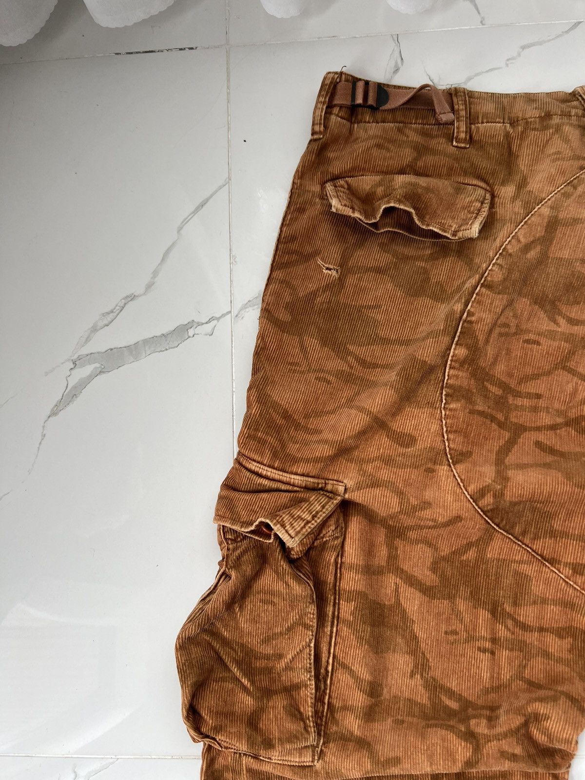 Stussy 90’s STUSSY CORDUROY RARE MULTIPOCKET CARGO RETRO PANTS Y2K Size US 32 / EU 48 - 5 Thumbnail
