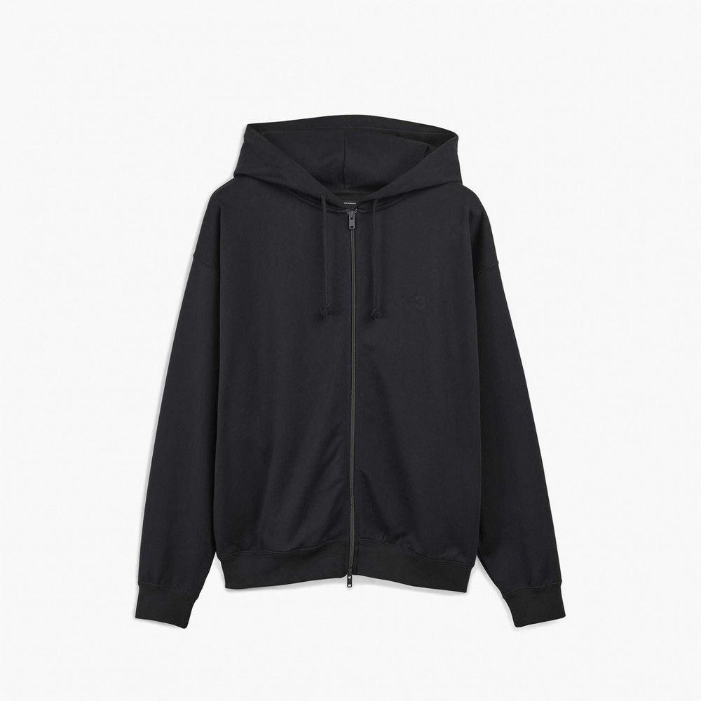Y-3 o1s22i1n0125 Cotton Zip Hoodie in Black Size US S / EU 44-46 / 1 - 1 Thumbnail