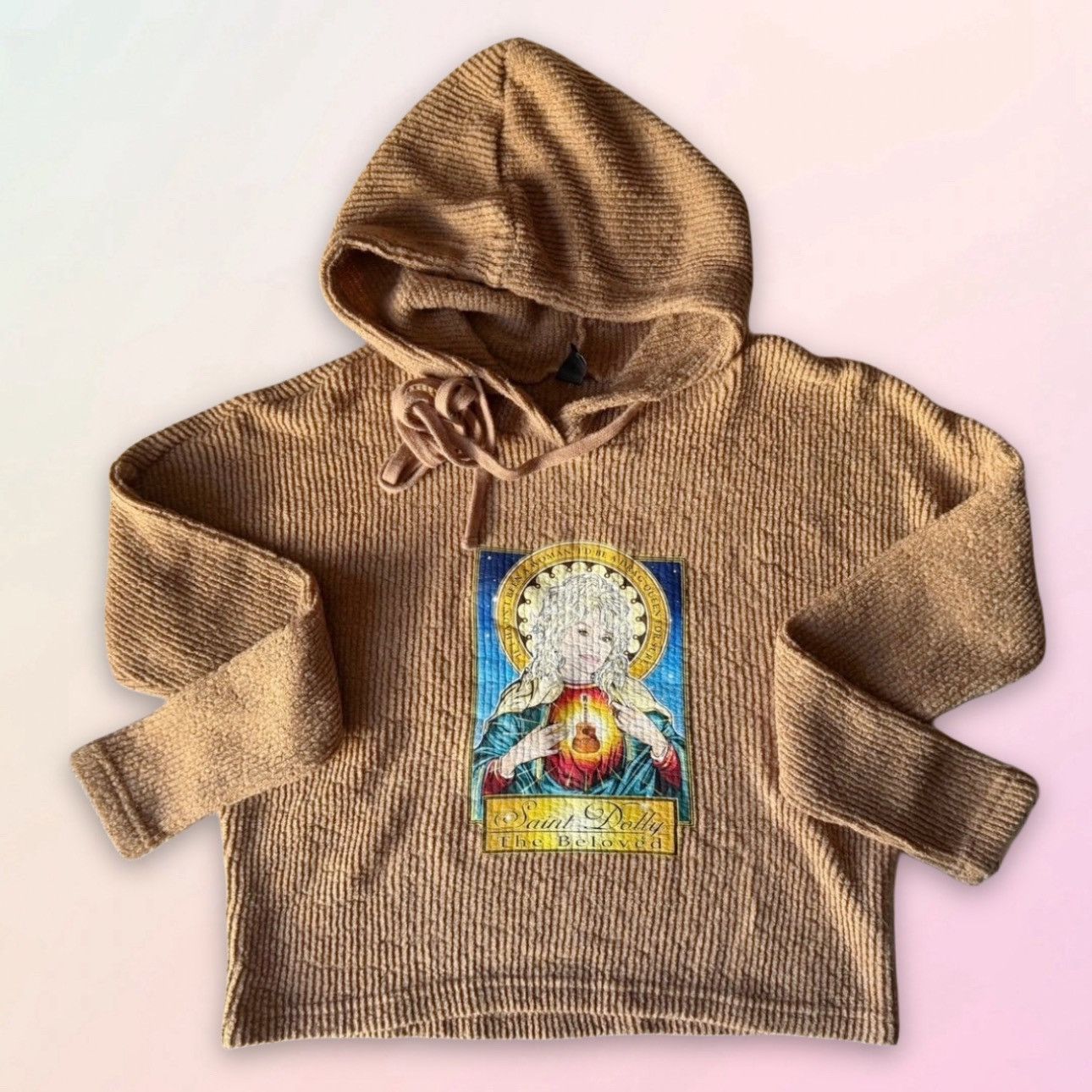 Other Saint Dolly, Beloved, Custom, Khaki Tan, Hooded Knit Sweater Size XS / US 0-2 / IT 36-38 - 16 Thumbnail