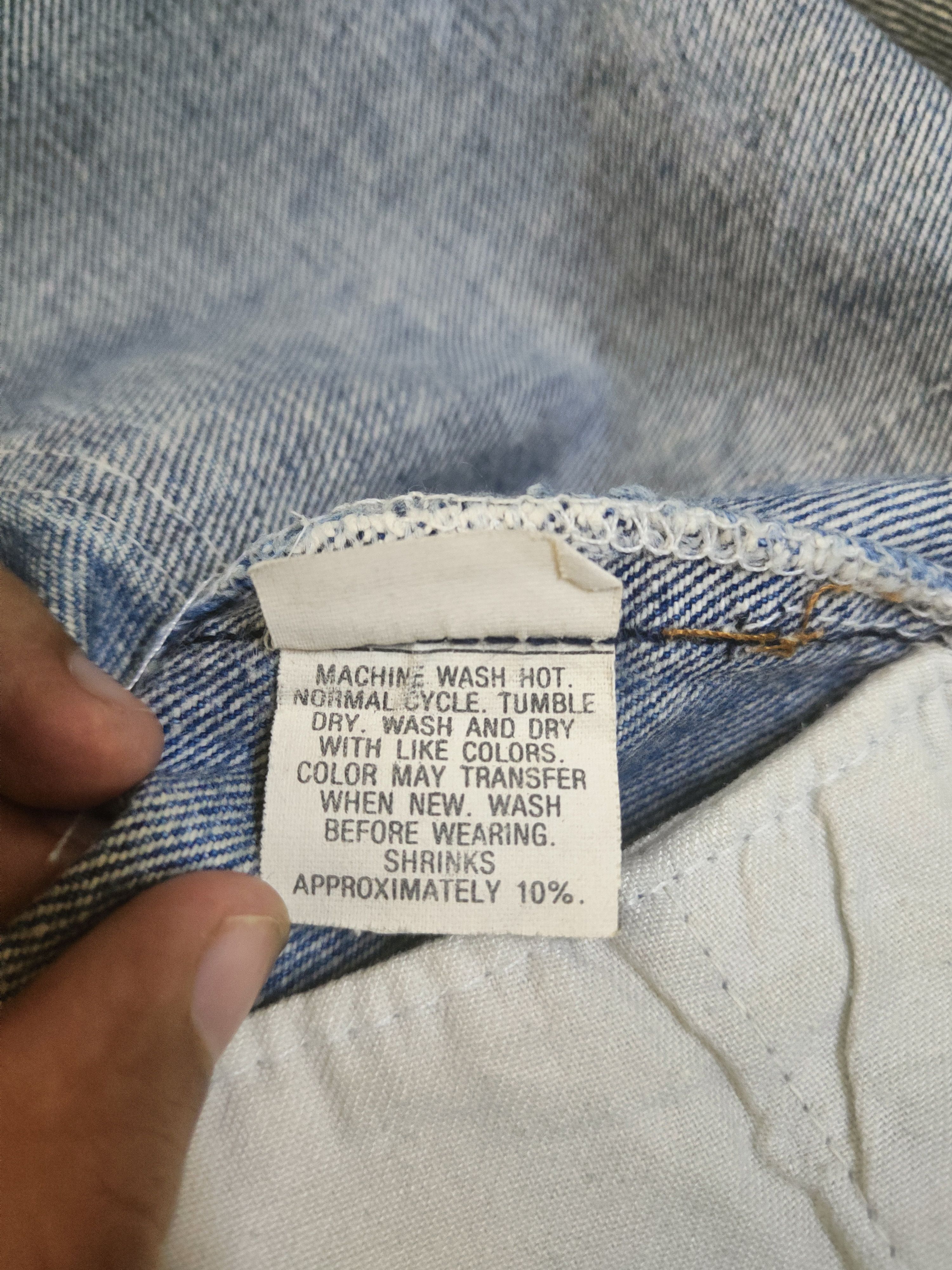 Levi's DL 80' Levi's Blue Distressed Ripped Jeans #W2268 Size US 36 / EU 52 - 17 Thumbnail