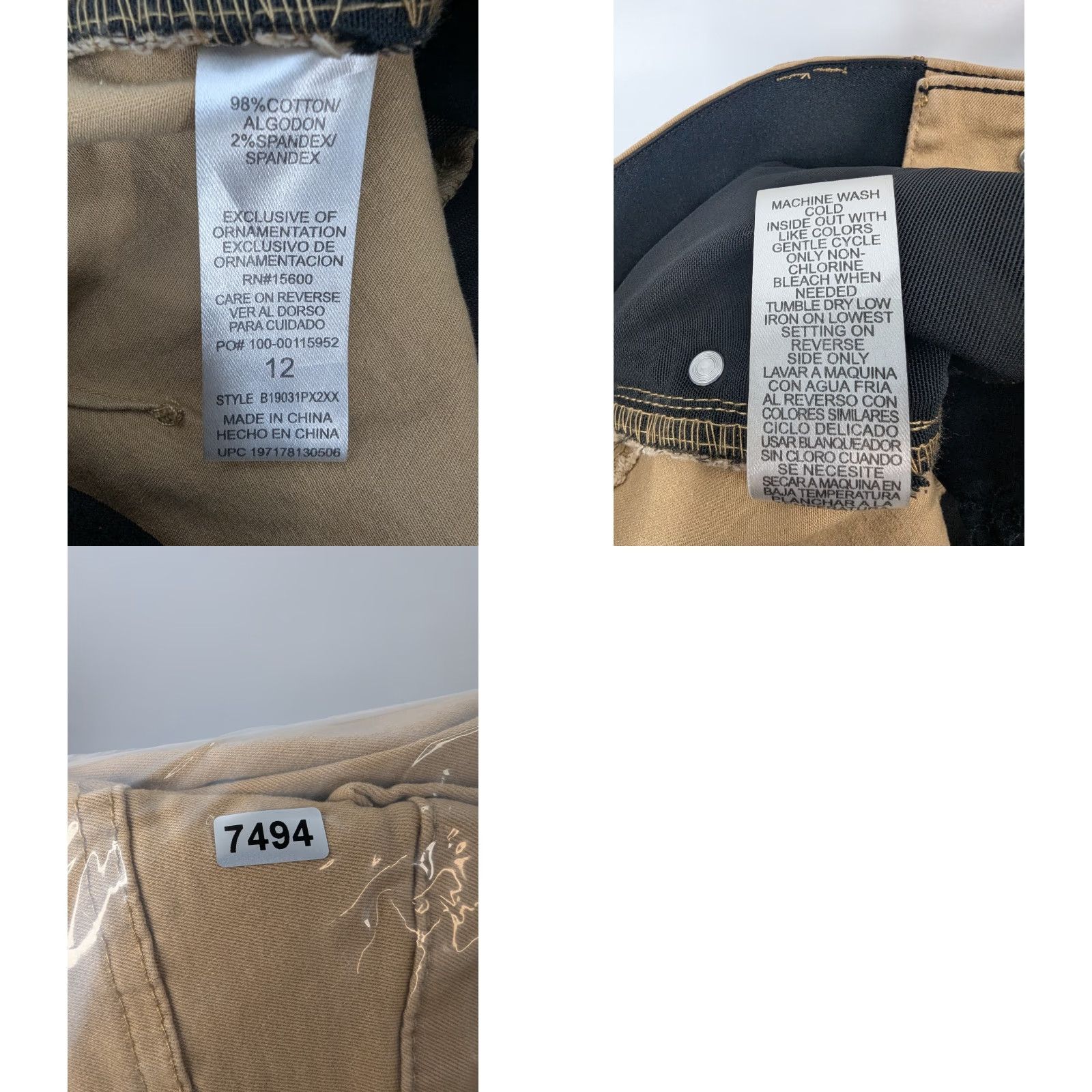 Vintage Democracy Shirt Pant? Size 34" / US 12 / IT 48 - 9 Thumbnail