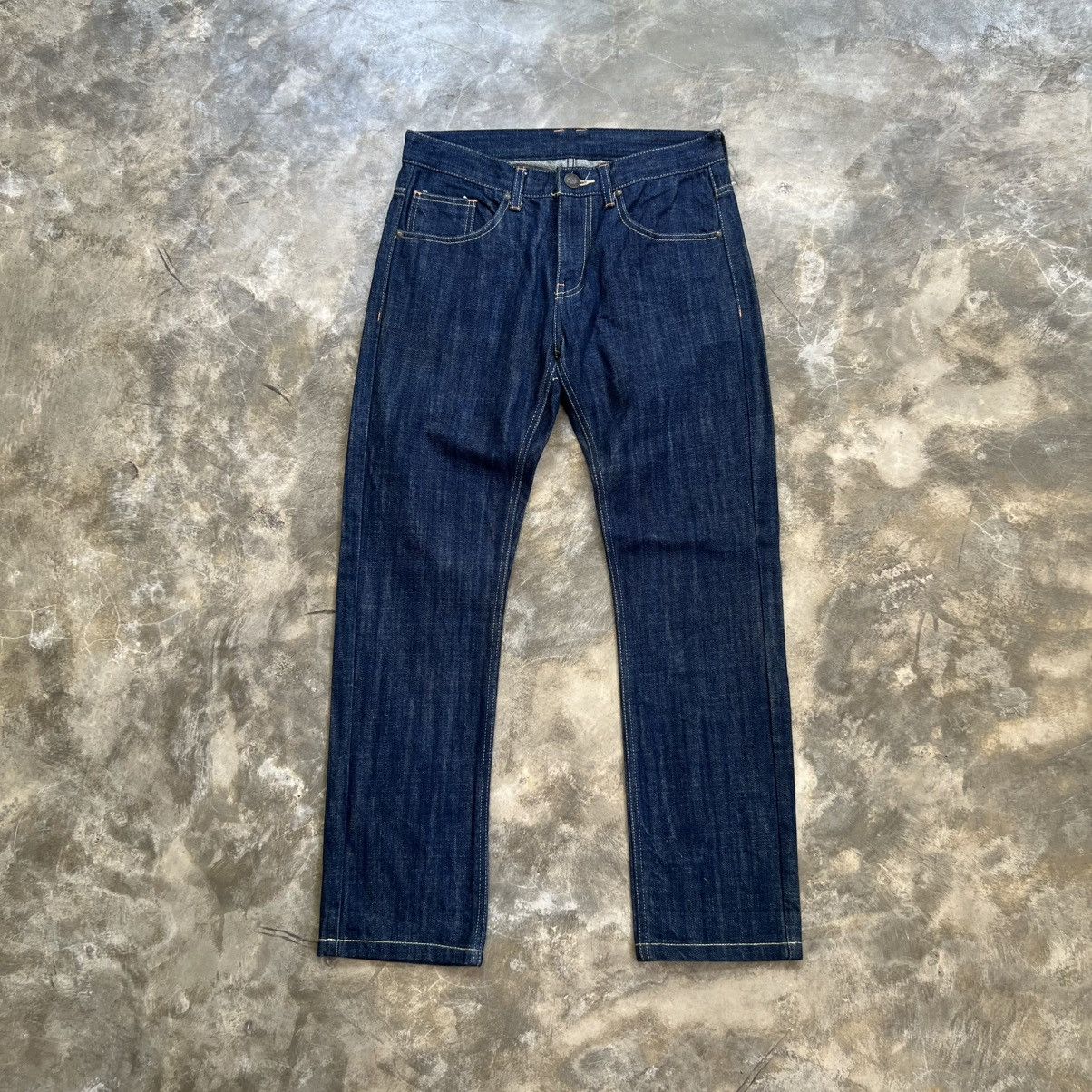 Japanese Brand Evisu Double logo Embroidery Pocket Jeans Size US 30 / EU 46 - 2 Thumbnail