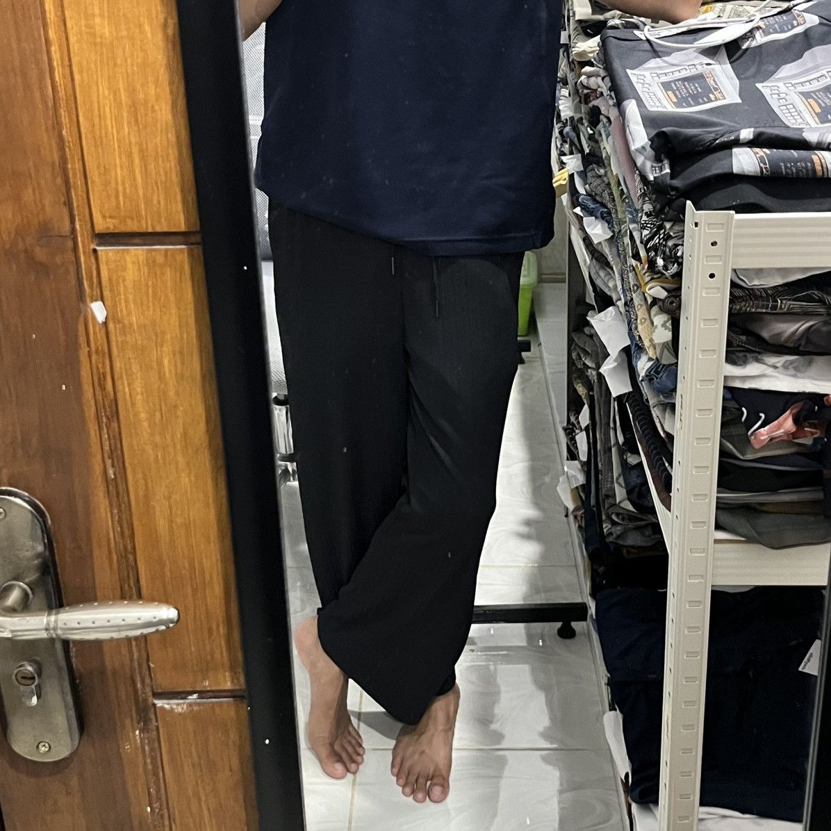 Japanese Brand Gu Pleated Black Pant Size US 30 / EU 46 - 13 Thumbnail