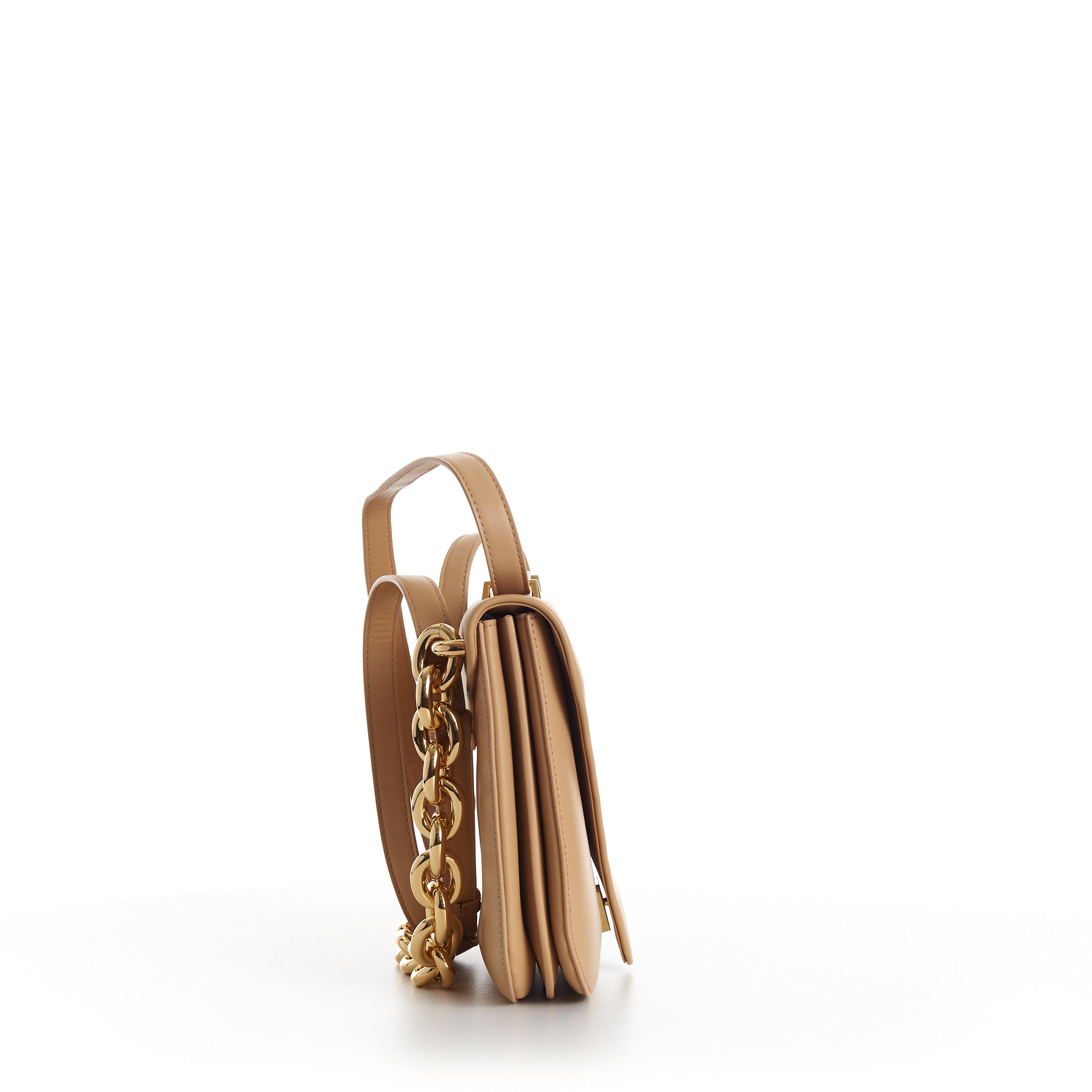 Bottega Veneta MOUNT Medium Envelope Chain Bag In Almond Leather Size ONE SIZE - 7 Thumbnail