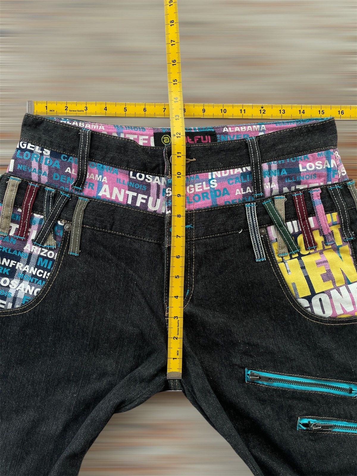 Japanese Brand ANTFUI DOUBLE WAIST LOOKLIKE HYSTERIC Size US 31 - 8 Thumbnail
