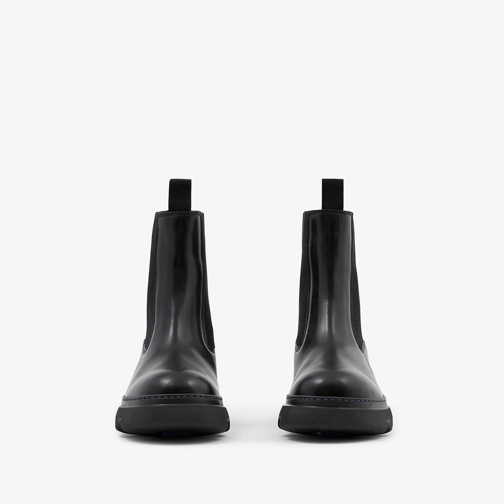 Burberry o1w1db10125 Leather Creeper Chelsea Boots in Black Size US 12.5 / EU 45-46 - 3 Thumbnail