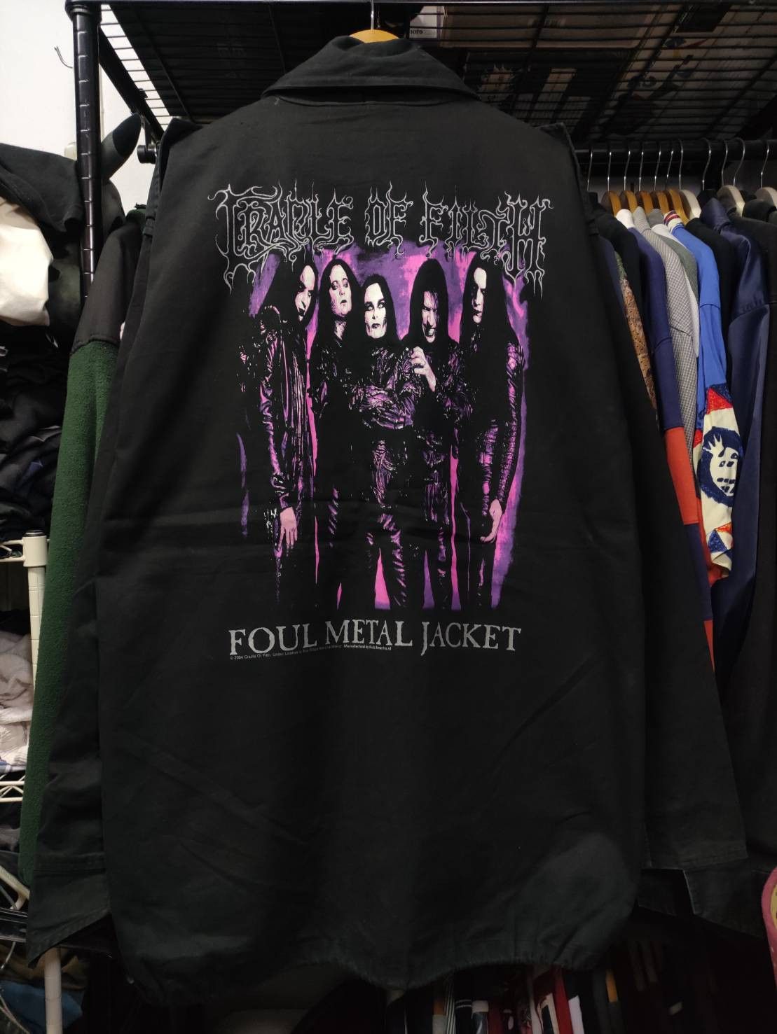 Band Tees Very Rare! Vtg 00's Cradle of Filth Foul Metal Jacket/Hoodie Size US XL / EU 56 / 4 - 11 Thumbnail