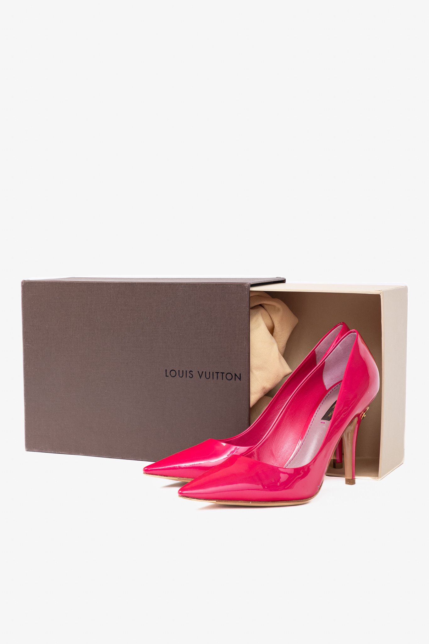 Louis Vuitton Louis Vuitton Strawberry Patent Leather Pointed-Toe Pumps Size US 8.5 / IT 38.5 - 11 Thumbnail