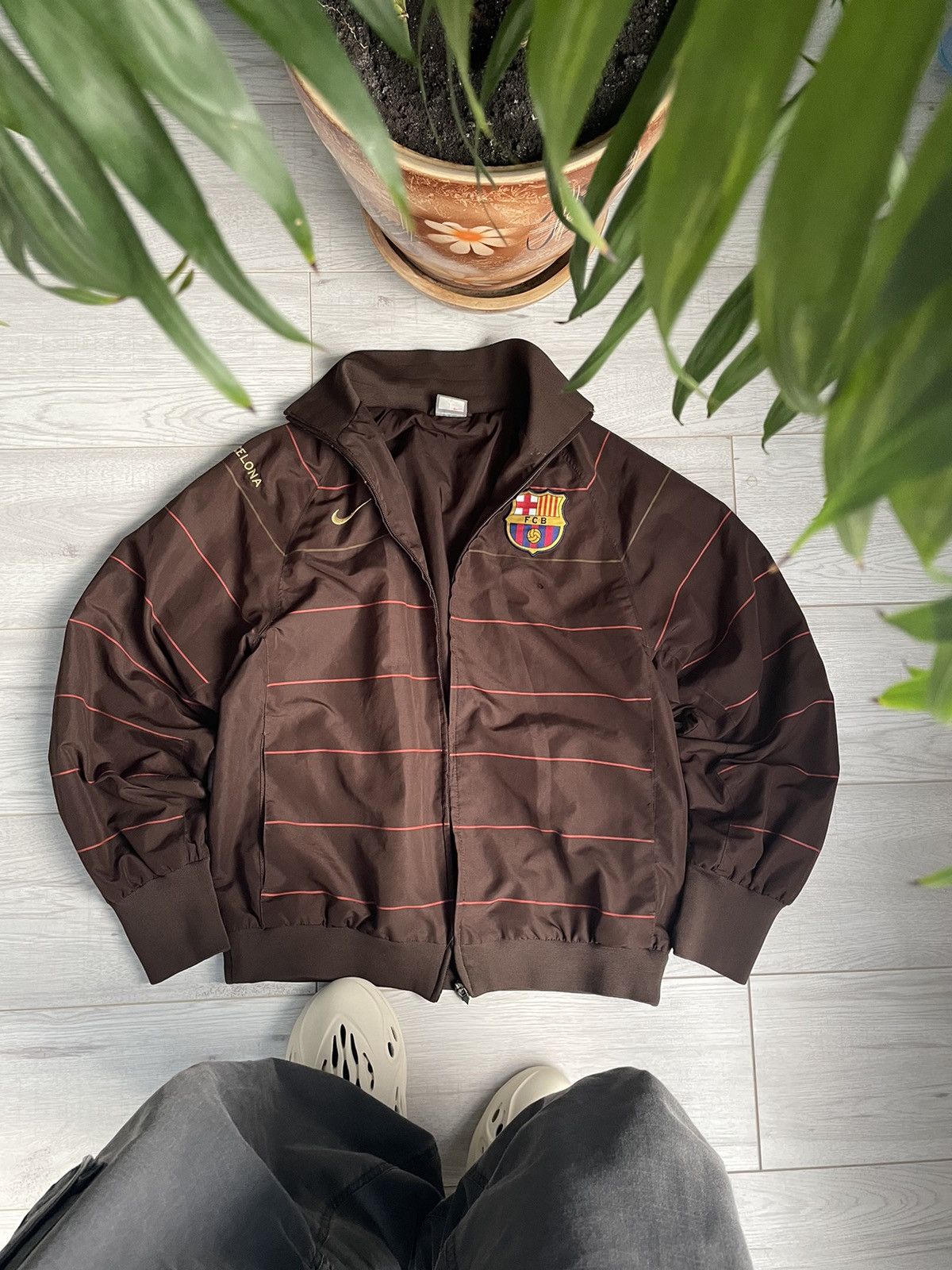 Barcelona jersey jacket on sale