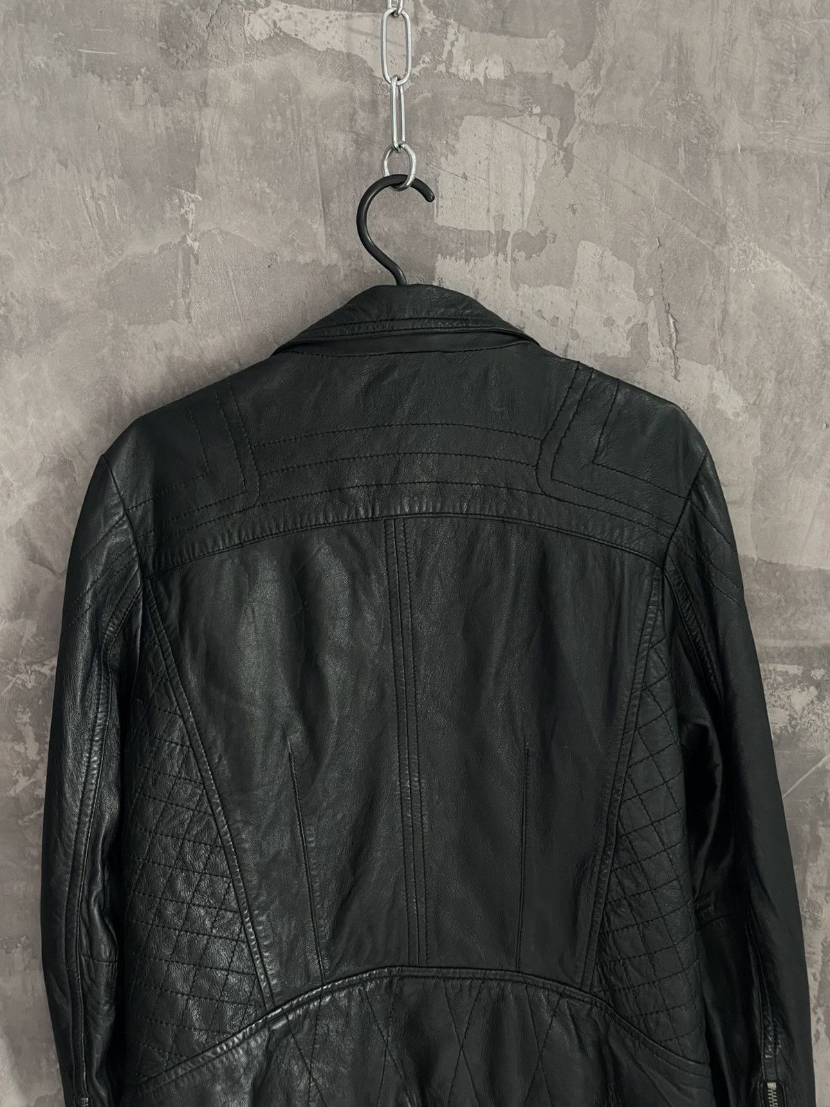 Hysteric Glamour Vintage Y2K Freaky Nation Black Woman Leather Jacket Size XL / US 12-14 / IT 48-50 - 8 Thumbnail