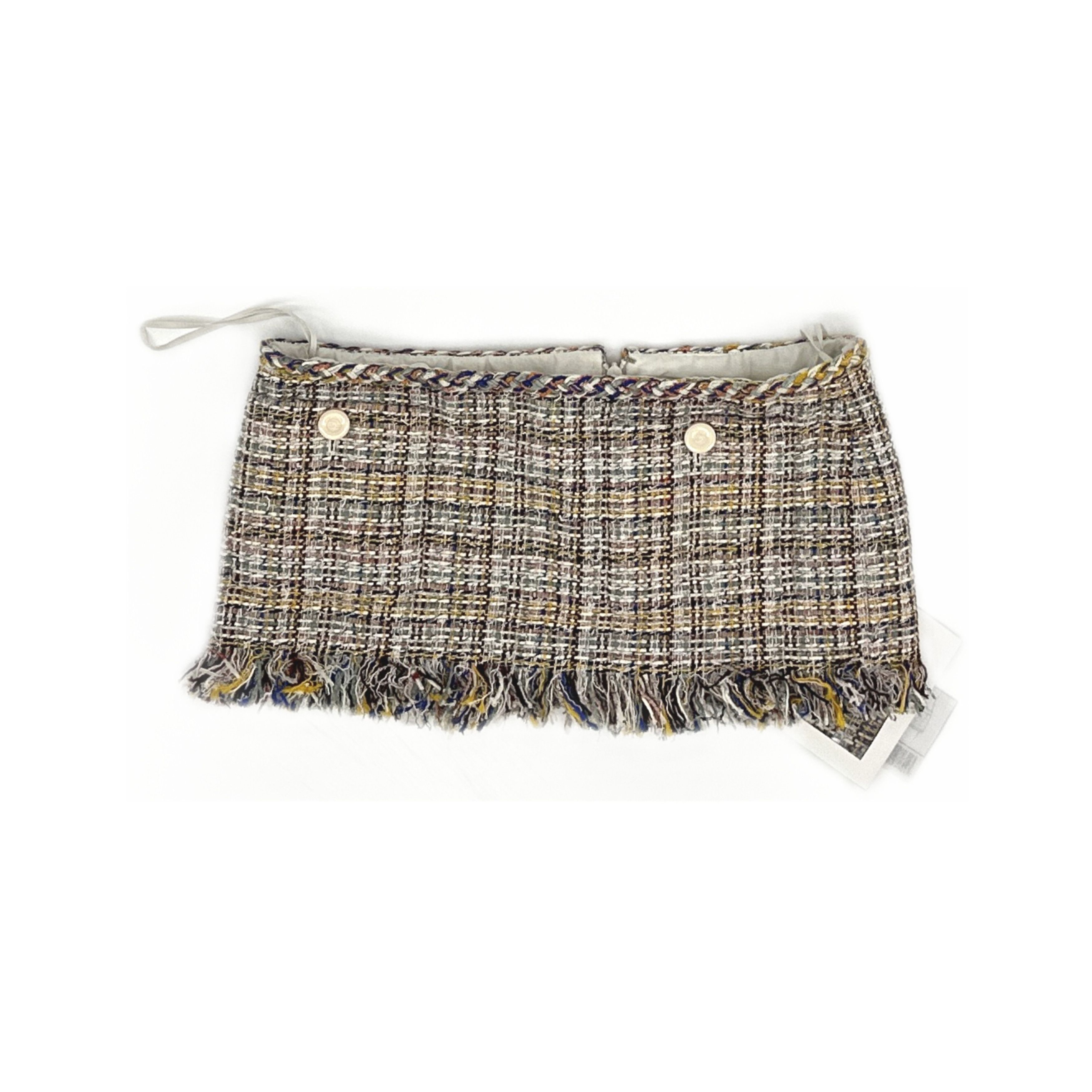 Chanel Chanel Multi-Color Tweed Mini Skirt Size 36 Size 26" / US 2 / IT 38 - 1 Thumbnail