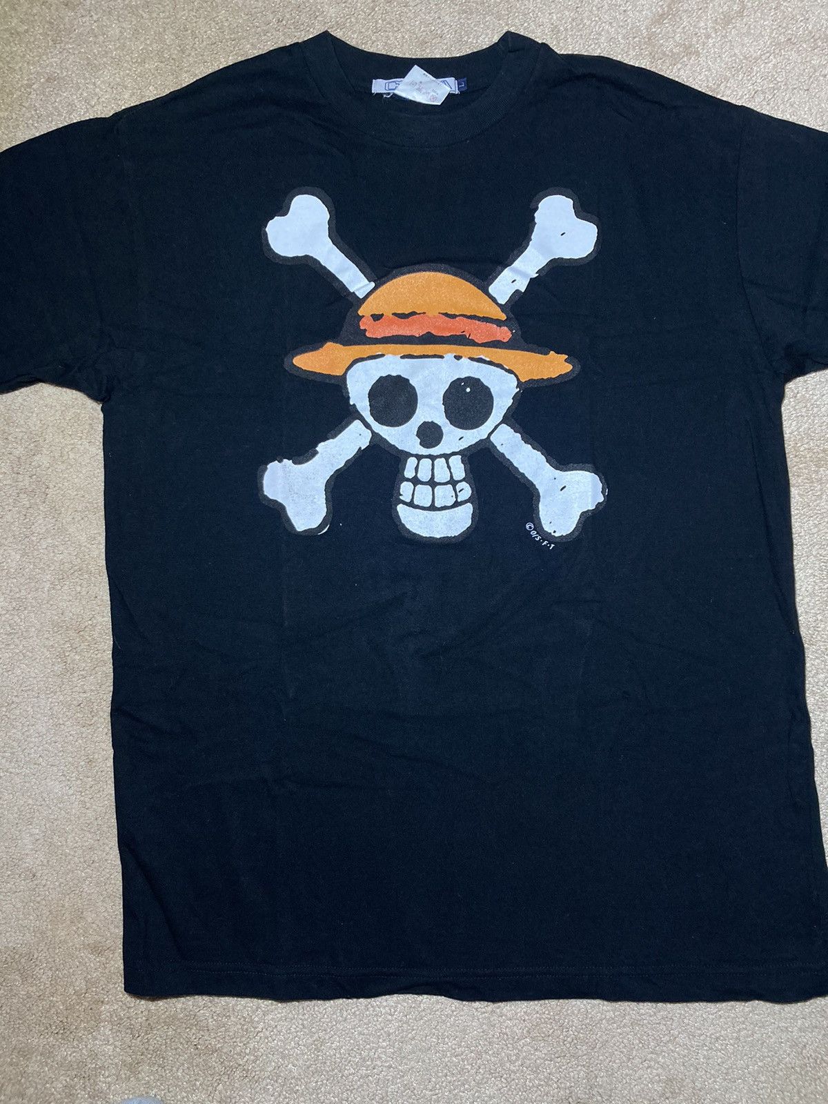 Anime × Japanese Brand × Vintage 2001 Cospa One Piece Flag Tee Vintage Bape Luffy Pirates 90s Size US L / EU 52-54 / 3 - 2 Thumbnail