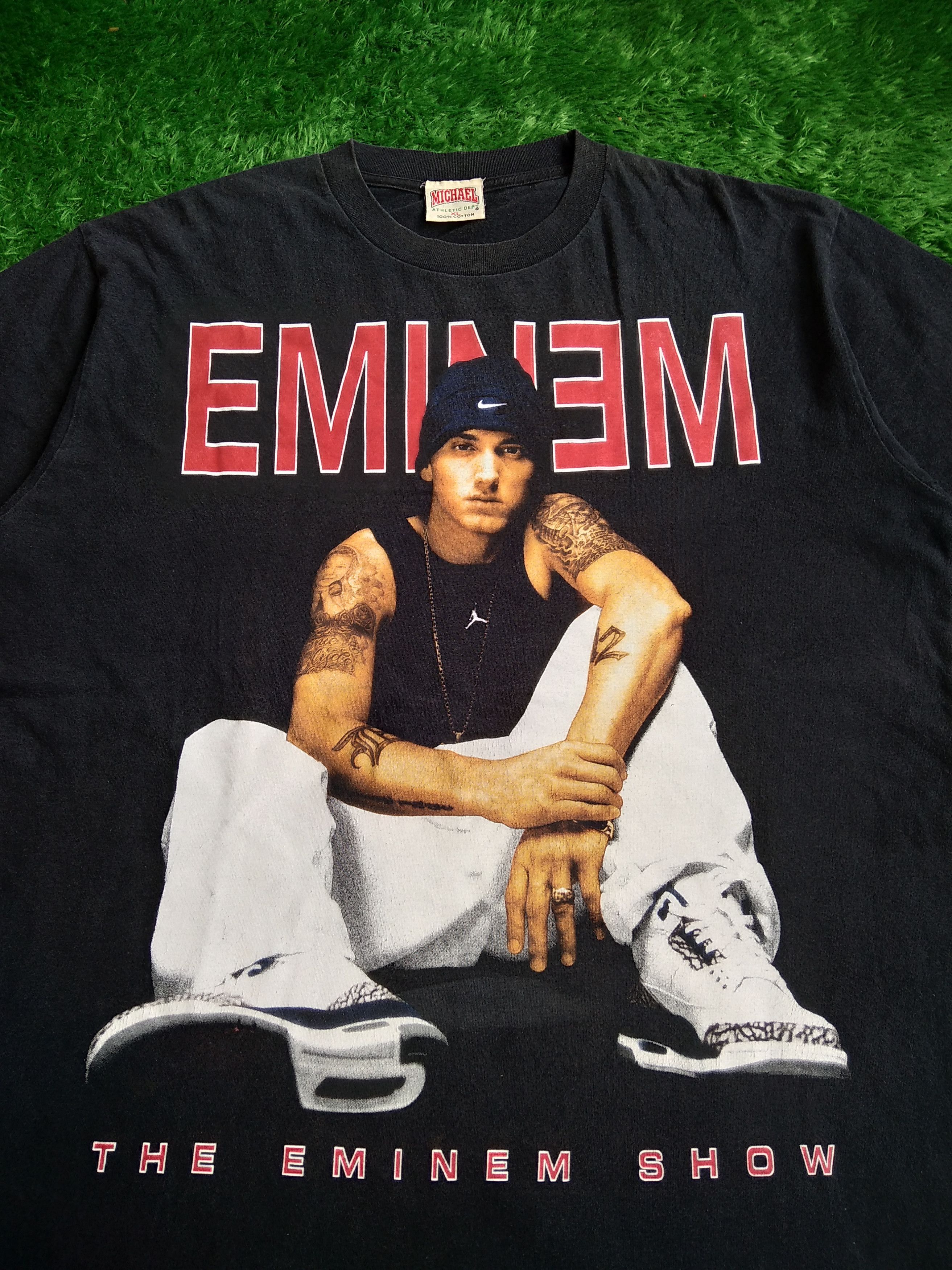 Band Tees × Rap Tees × Vintage Vintage 00s The Eminem Show Rap T shirt Size US XL / EU 56 / 4 - 3 Thumbnail