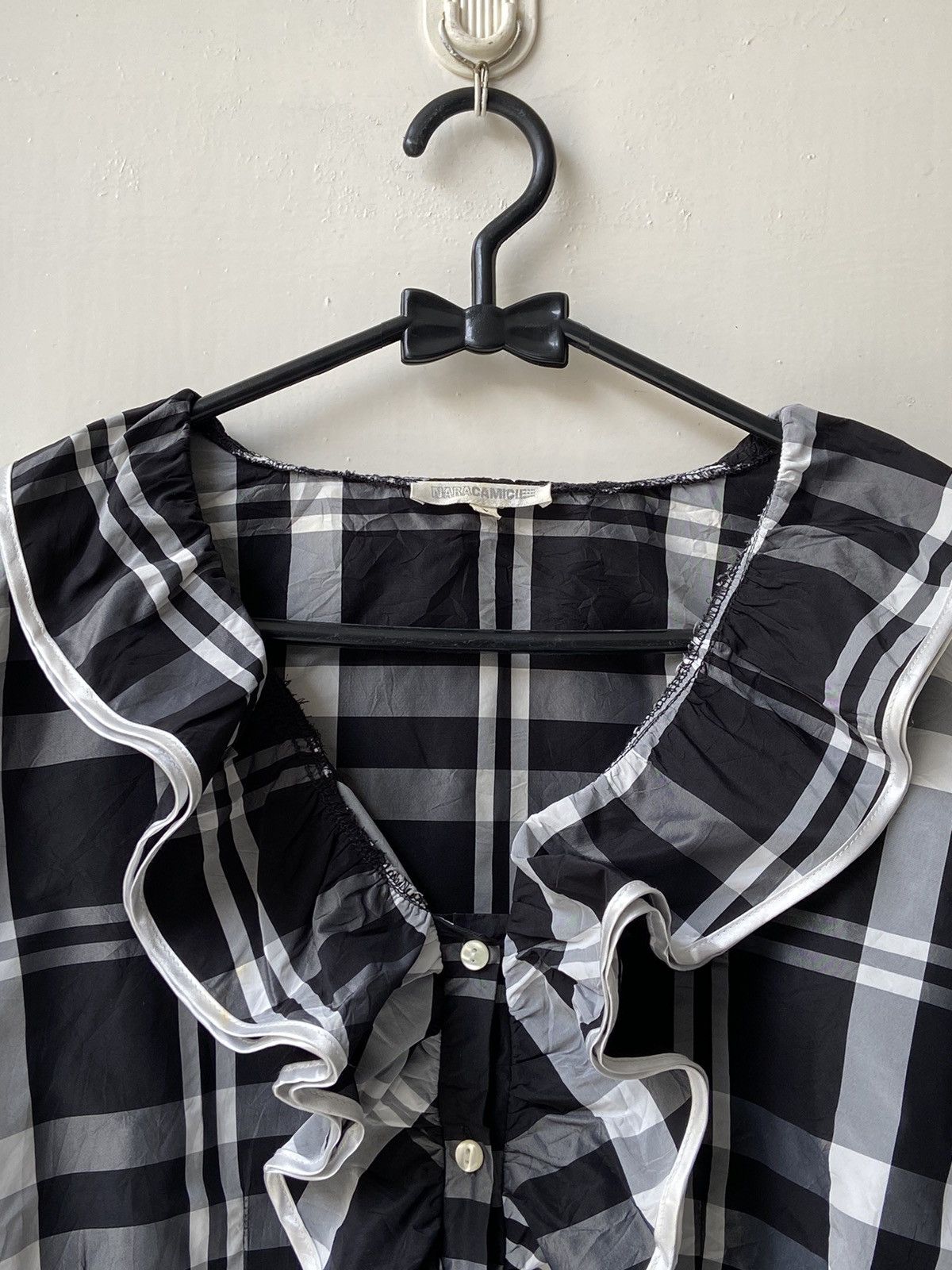 Designer × Japanese Brand NARA CAMICIE Plaid Shirt Size US L / EU 52-54 / 3 - 4 Thumbnail