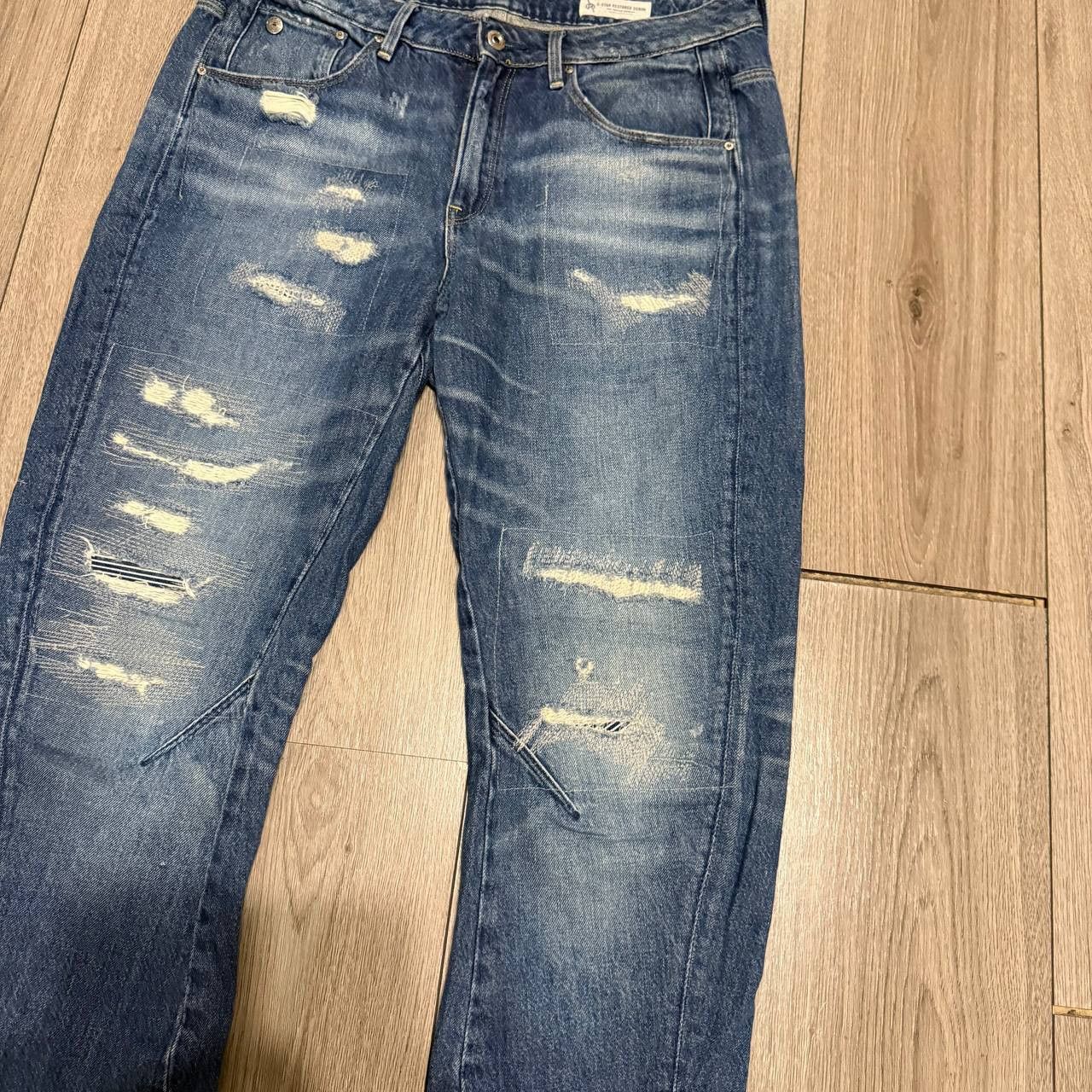G-Star g-star raw arc 3d mid boyfriend jeans 31x34 blue Size US 31 - 3 Thumbnail